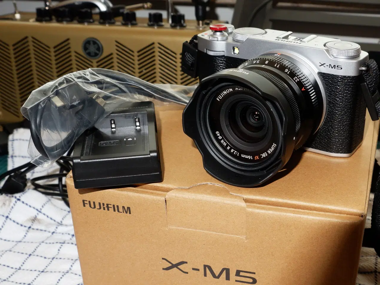 Billede 2 - Fujifilm X-M5 hus sølv. Shutter counter   848.