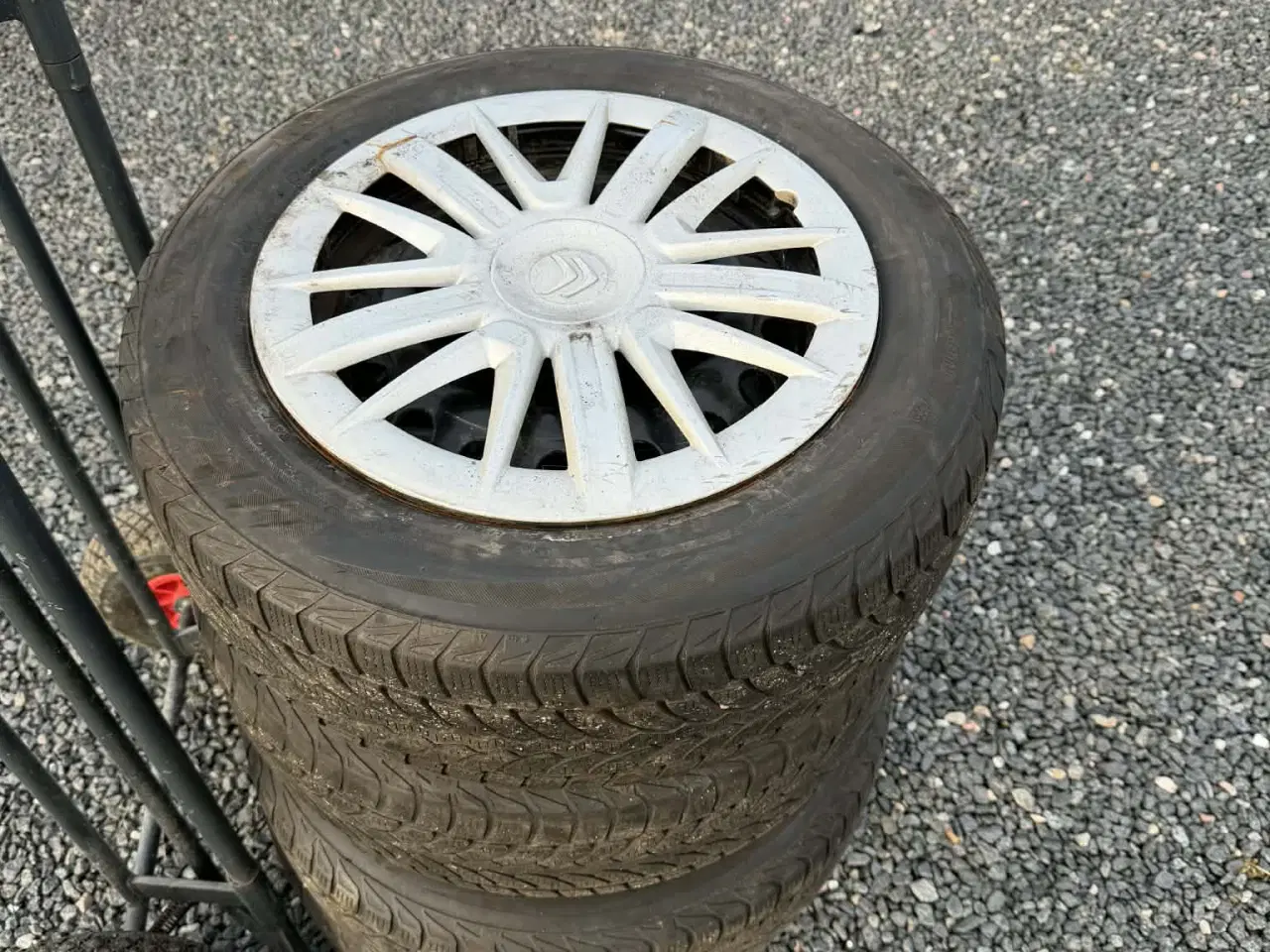 Billede 1 - 15" Stålfælge Citroën med vinterdæk