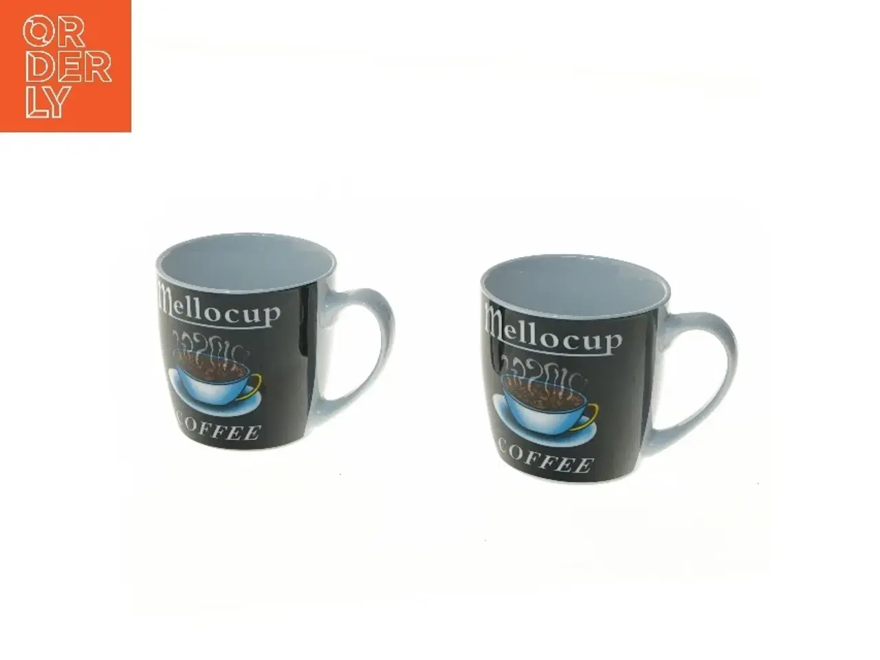 Billede 1 - Mellocup kaffekrus, 2 stk fra Maisons (str. 2 stk Ø 9 cm længde 9 cm)