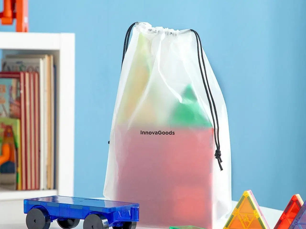 Billede 5 - Magnetiske 3D-byggeklodser Magoks - 57 dele