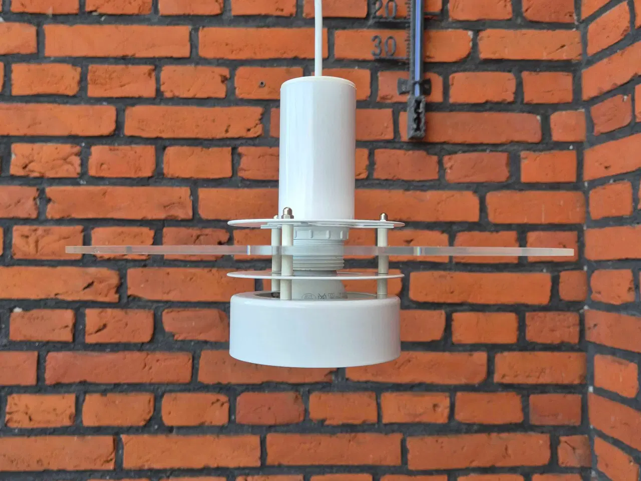 Billede 2 - Svævende 80'er-pendel med gennemsigtig skærm