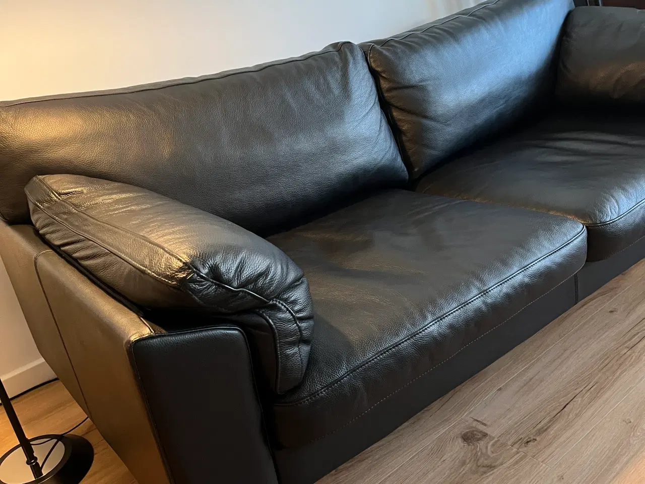 Billede 1 - Sofa SKALMA ægte okselæder