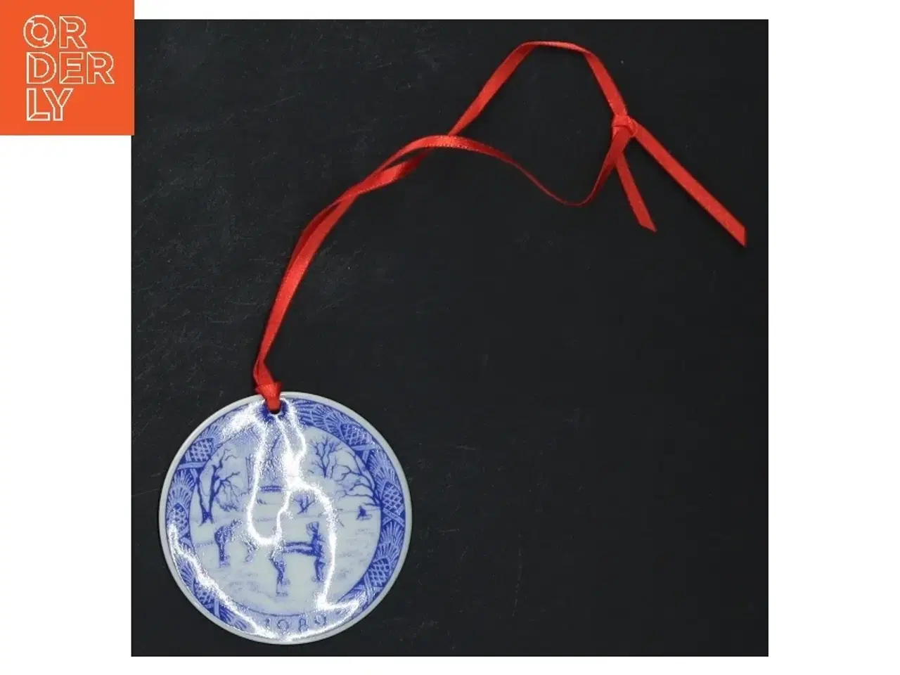 Billede 1 - Royal Copenhagen juleophæng 1980 fra Royal Copenhagen (str. Ø 5,5 cm)