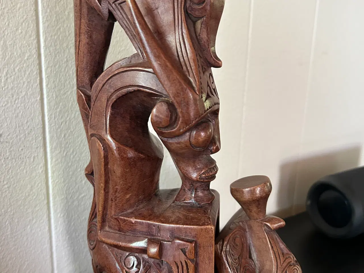 Billede 1 - Tiki figur æske antik