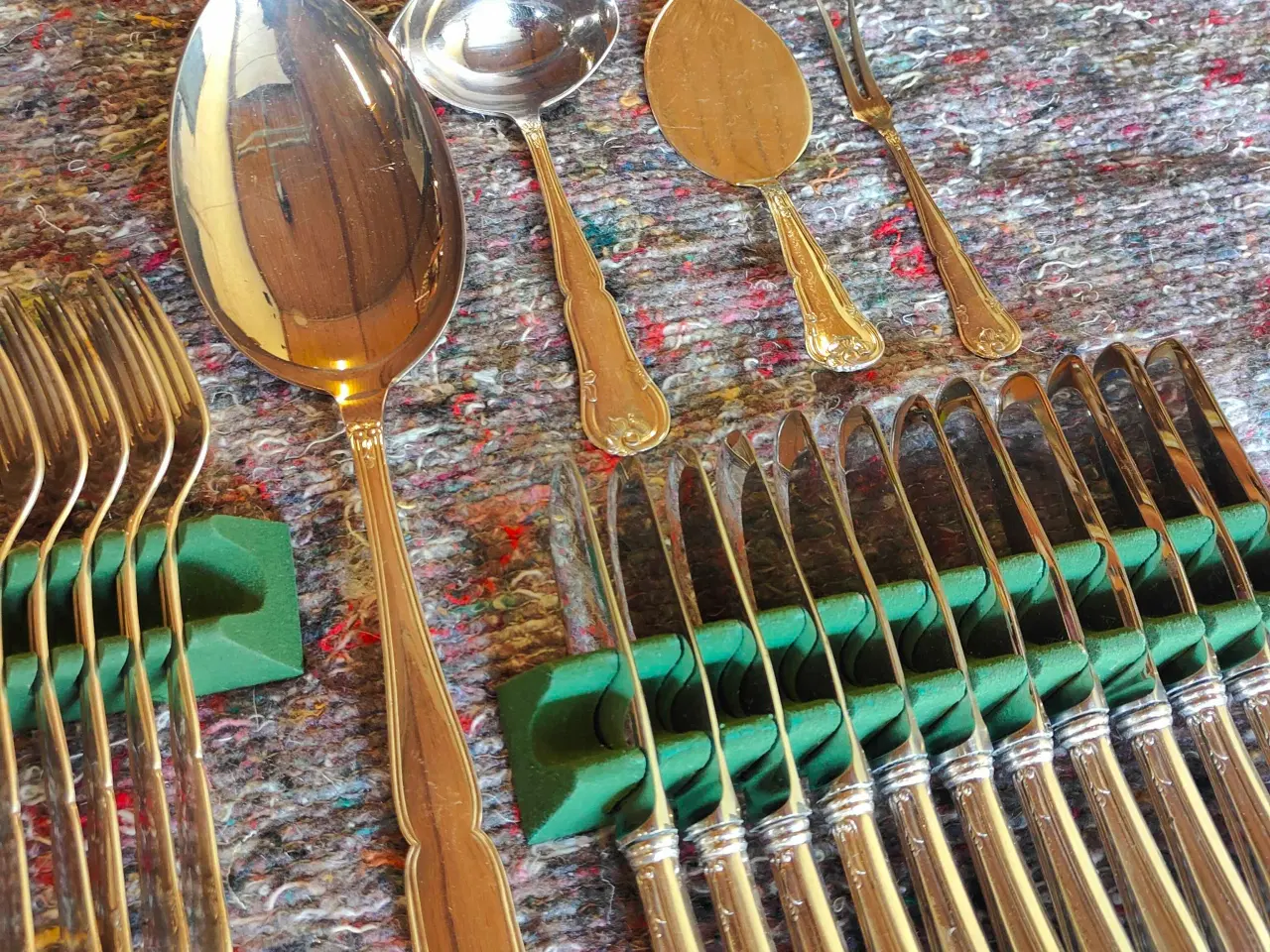 Billede 3 - 89 dele Liselund sølvplet bestik