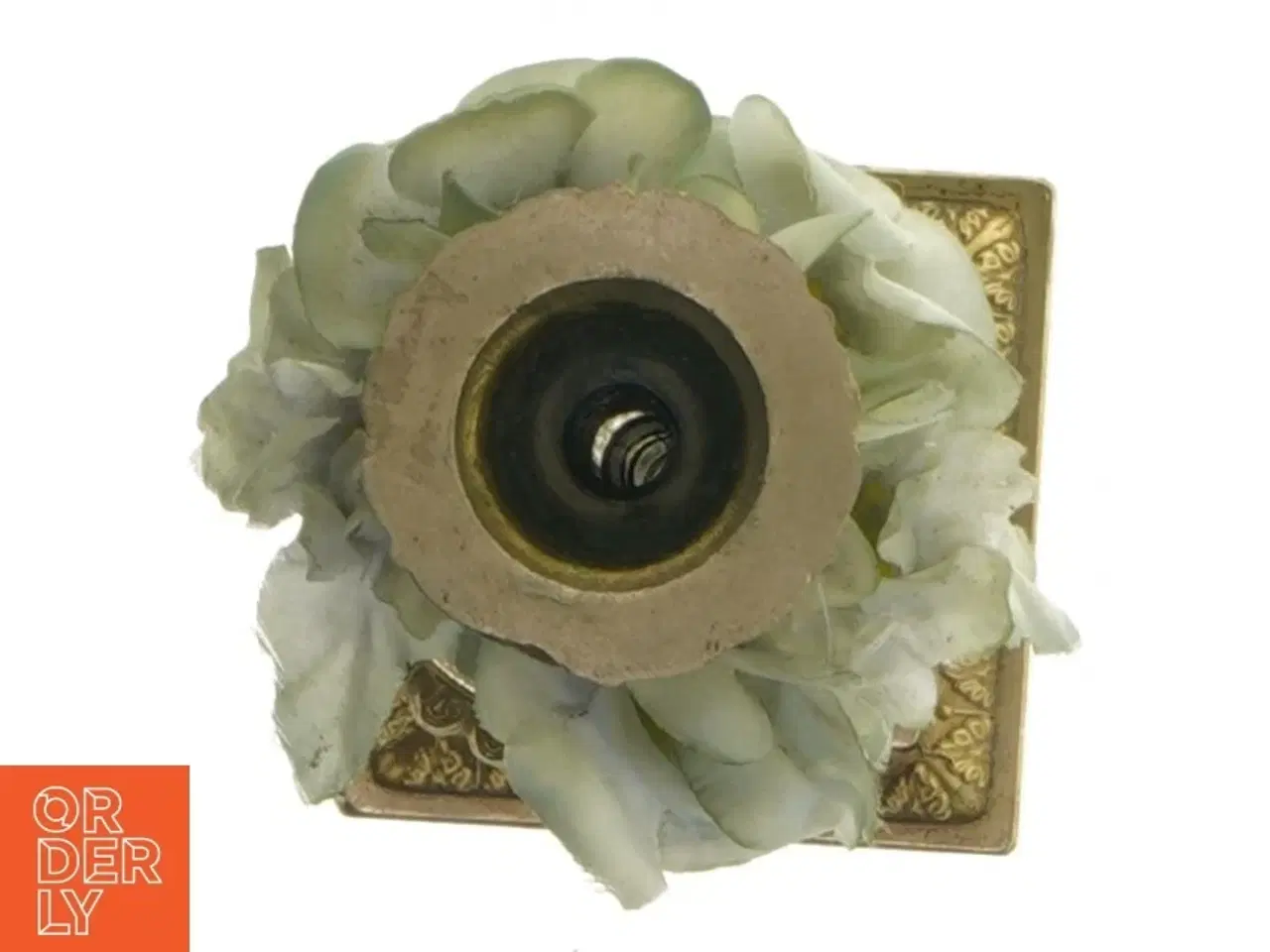 Billede 4 - Dekorativ lysestage med blomsterdesign (str. 20 cm)