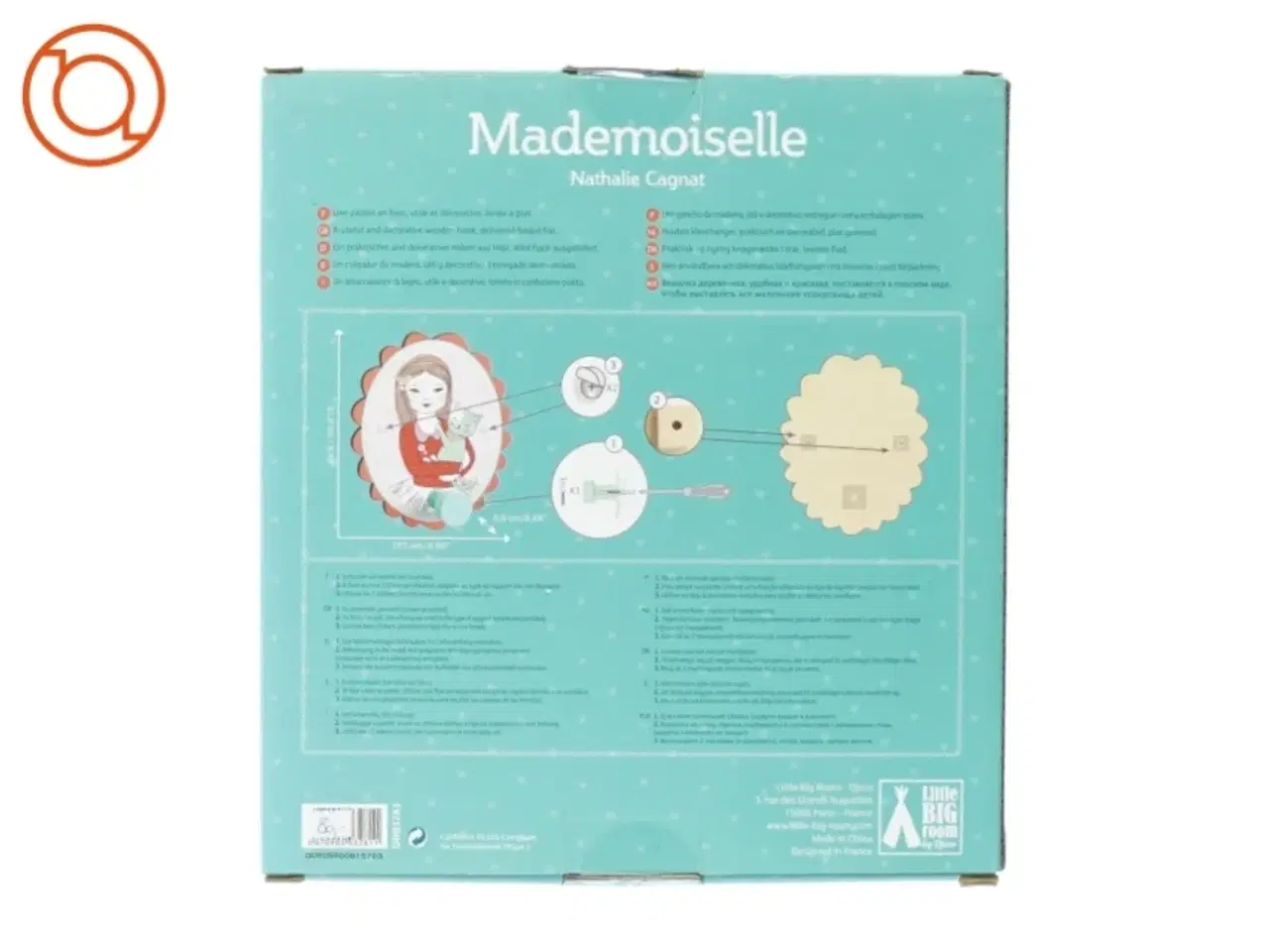 Billede 3 - Ny knage i træ fra Little Big Room (str. 22 x 24 cm)