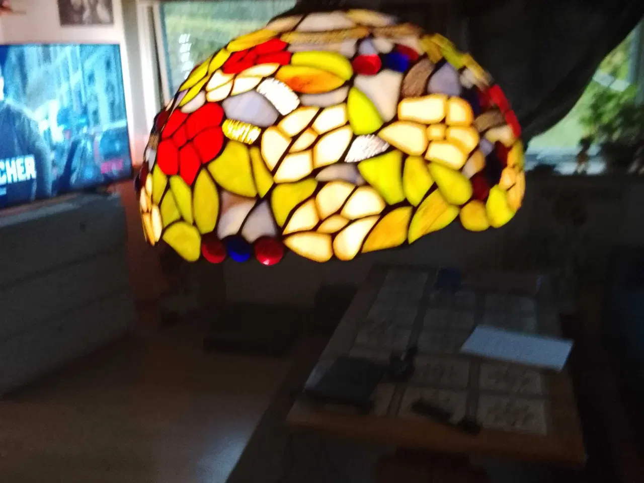 Billede 1 - Skøn Tiffany lampe sælges