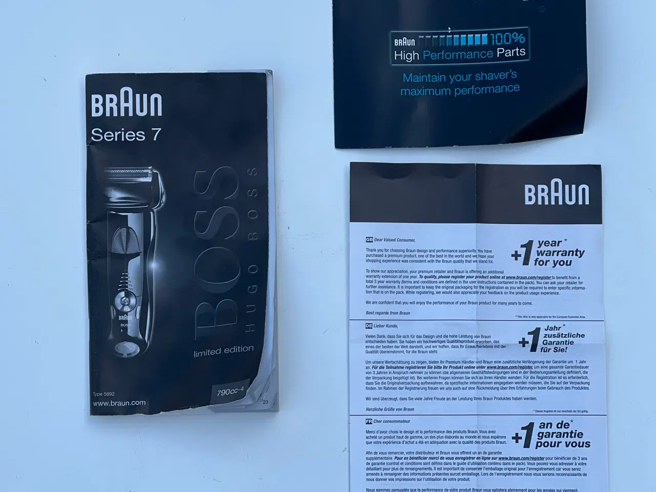 Billede 3 - Braun Series 7, Boss Limited edition, kr. 600,-
