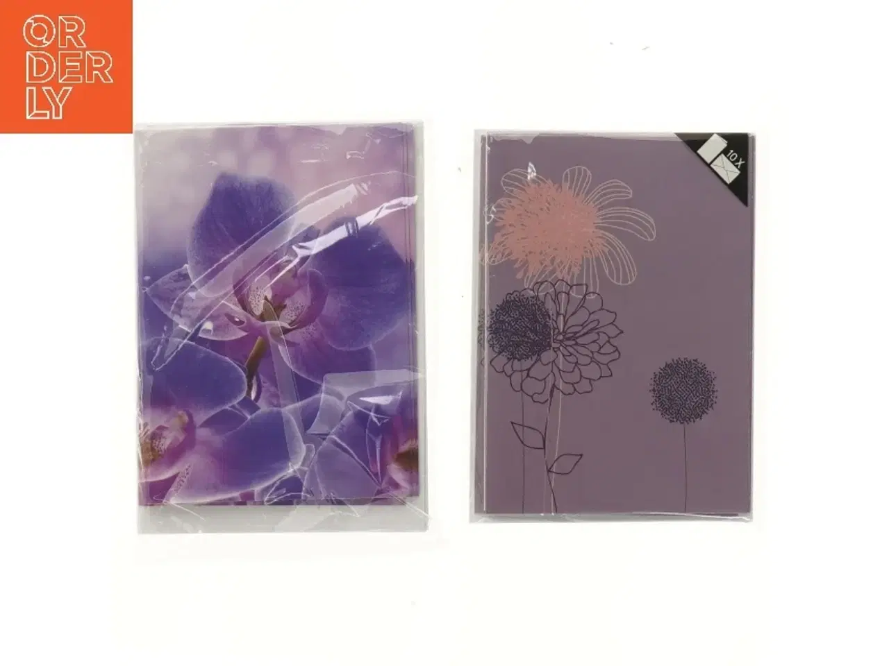 Billede 1 - Hilsenskort med kuverter, 20 stk (str. 20 stk 10,5x15 cm)