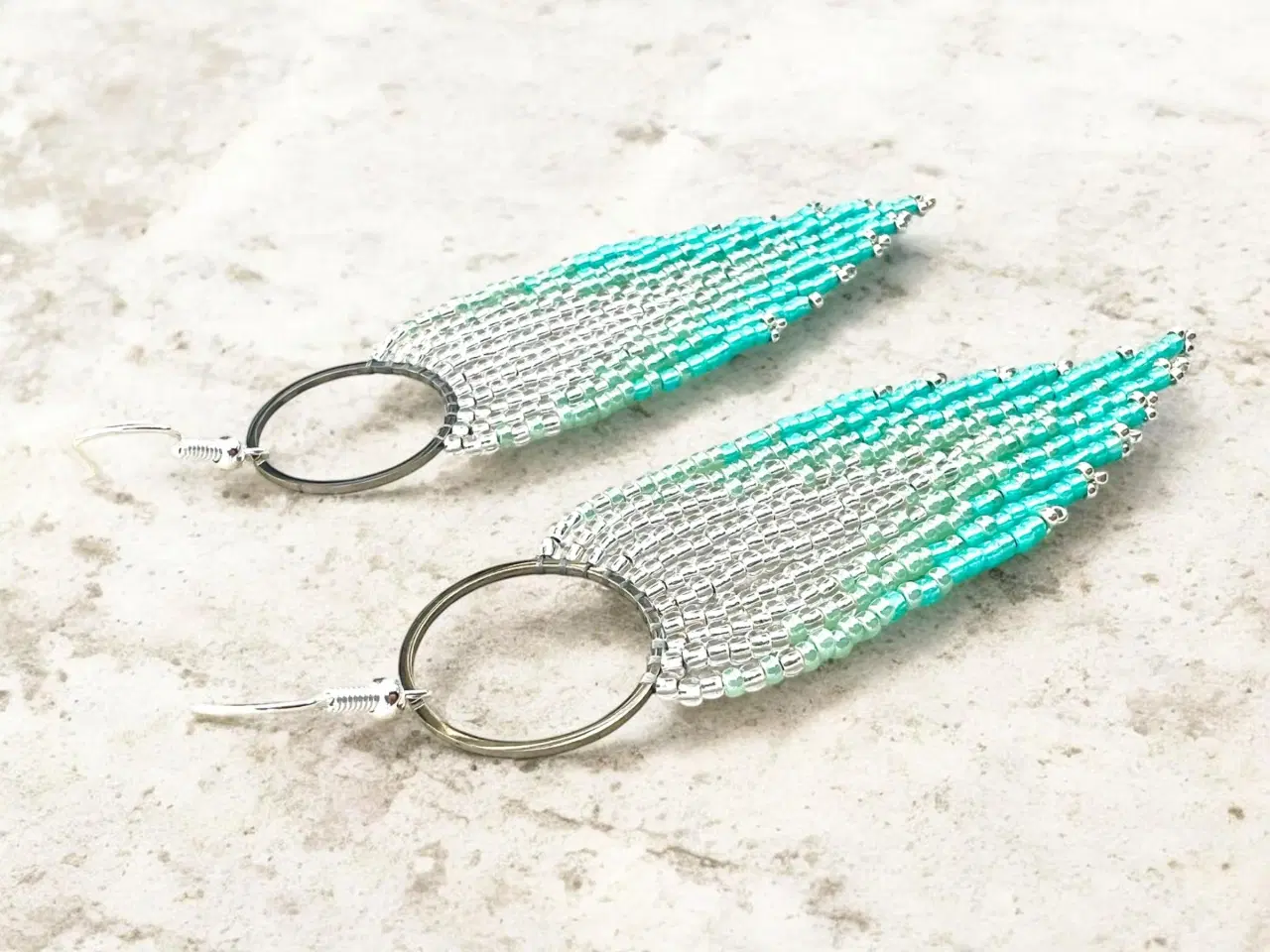 Billede 2 - Grønlandske perle øreringe