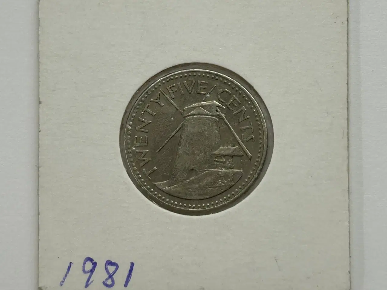 Billede 2 - 25 Cents Barbados 1981