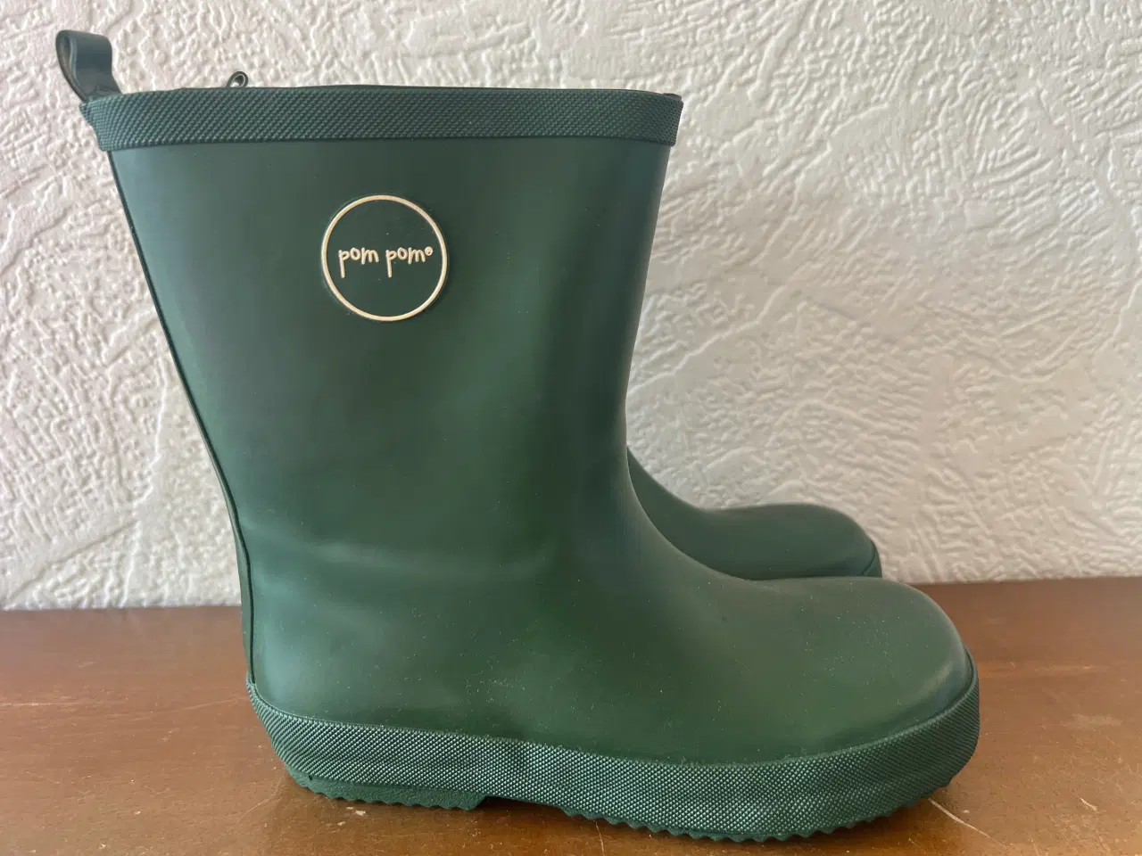 Billede 2 - Nye  PomPom Grønne Gummistøvler. Str. 31