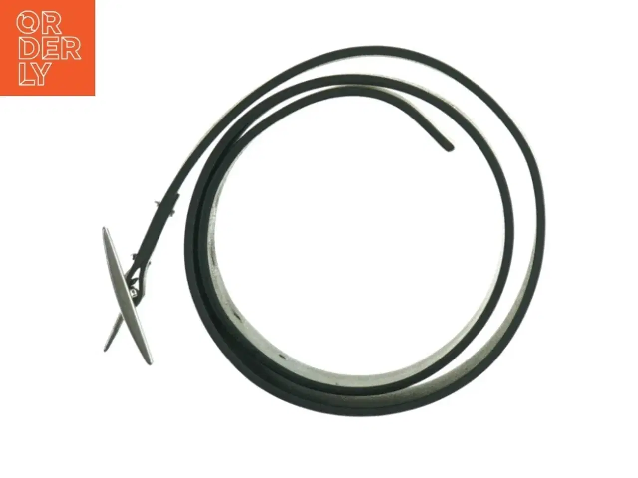 Billede 3 - Sort læderbælte fra H&M (str. 100 cm)