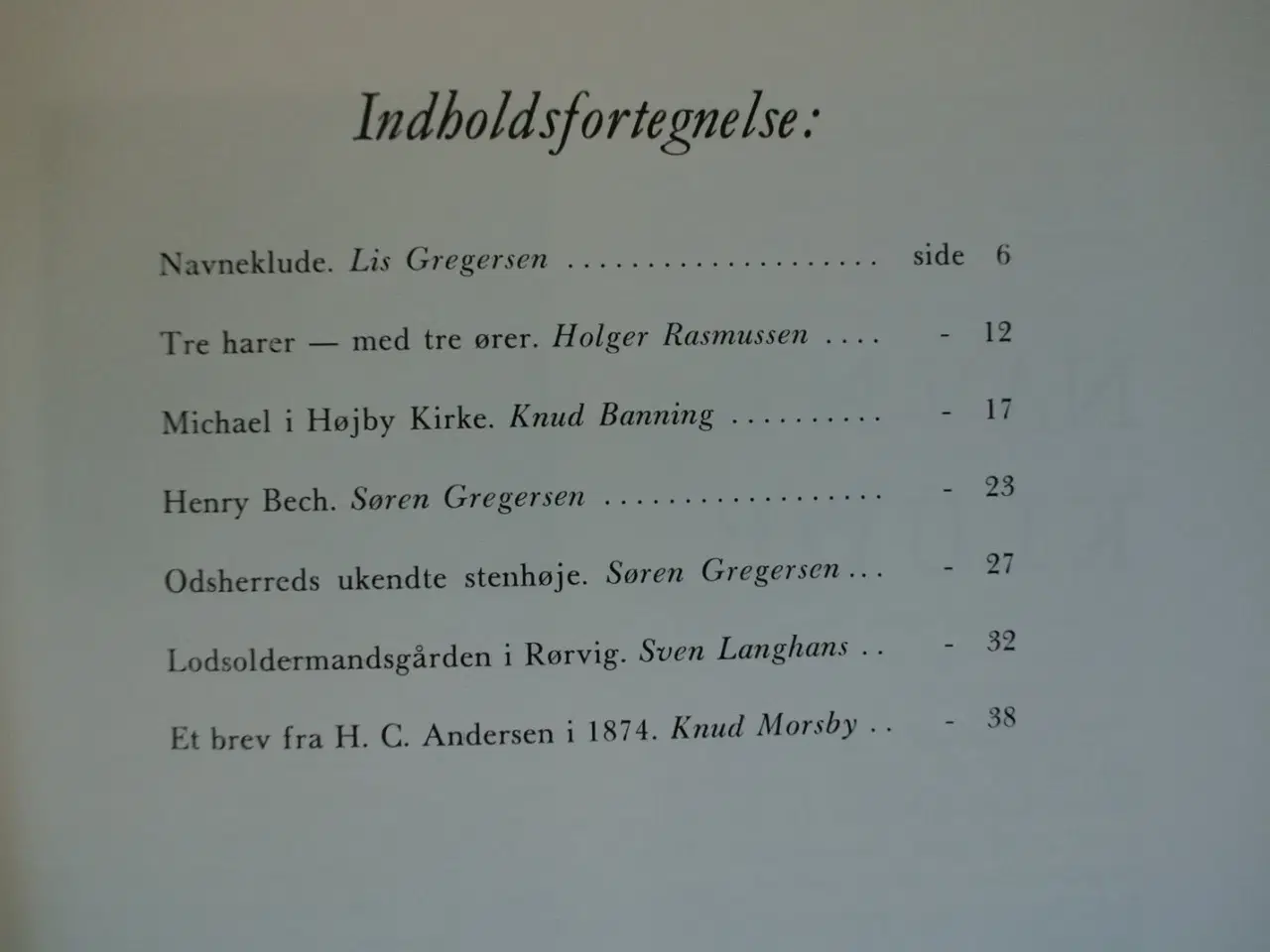 Billede 2 - ting og sager fra odsherred, emne: lokalhistorie