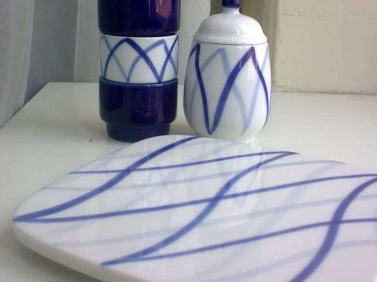 Billede 1 - Dan-ild Lyngby Dansk Blå flamme Harlekin