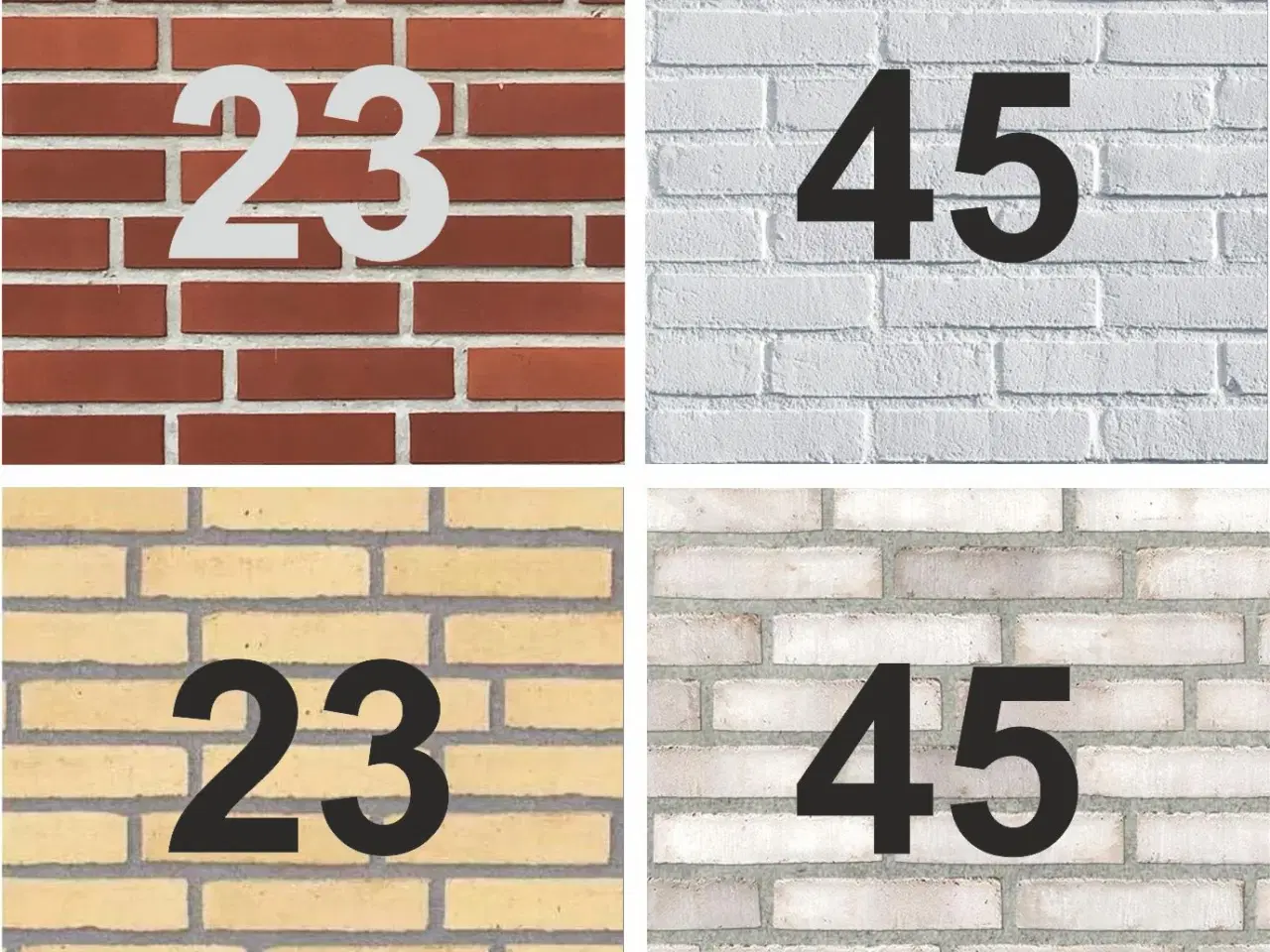 Billede 6 - Husnummer tal 20 cm