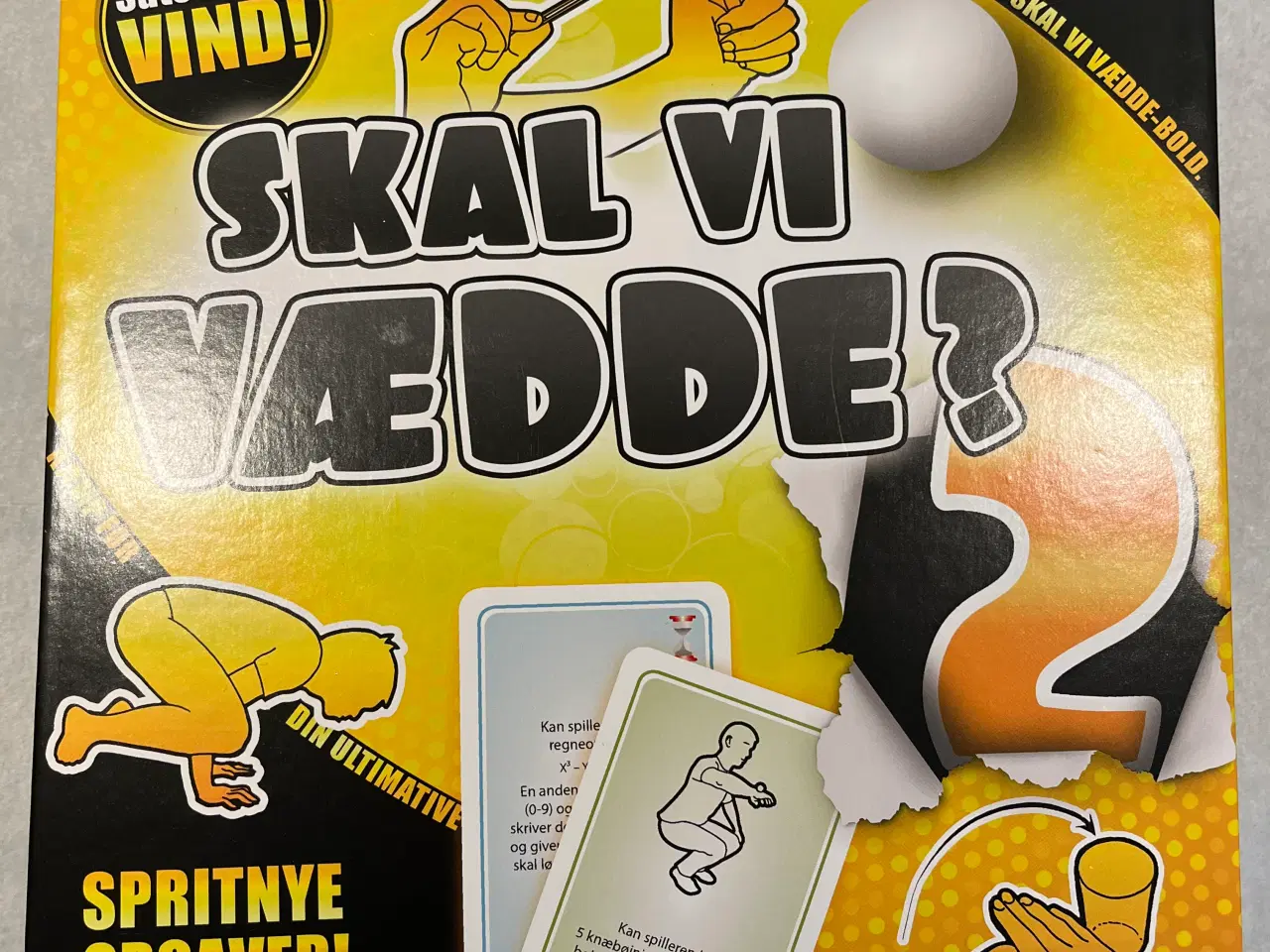 Billede 1 - Tactic Skal Vi Vædde? Brætspil med kort og terning