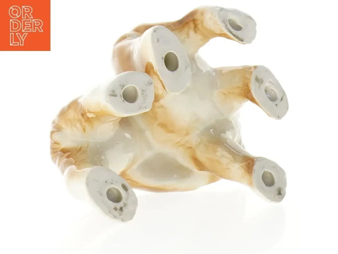 Billede 4 - Porcelænsfigur af to legende brune bjørne (str. 19 x 13 x 13 cm)