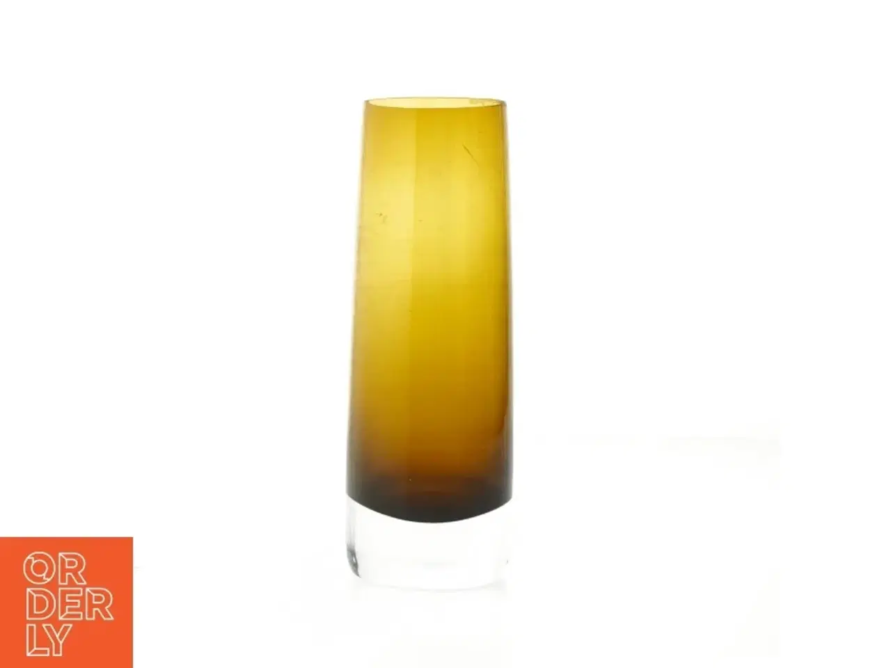 Billede 1 - Glasvase (str. Ø. 6,5 cm. længde. 21 cm)