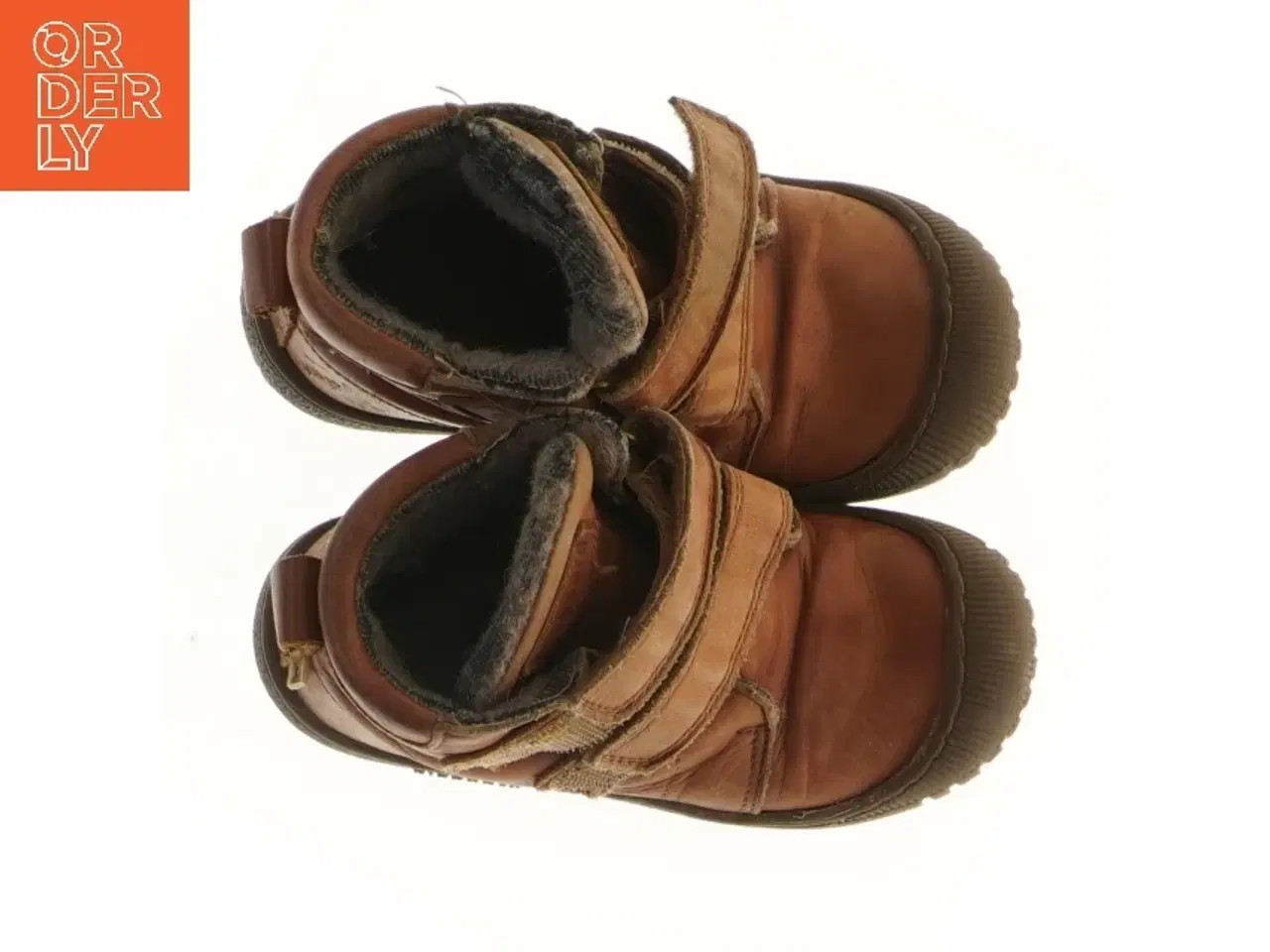 Billede 3 - Brune børnestøvler med velcro fra bisgaard (str. 26 )