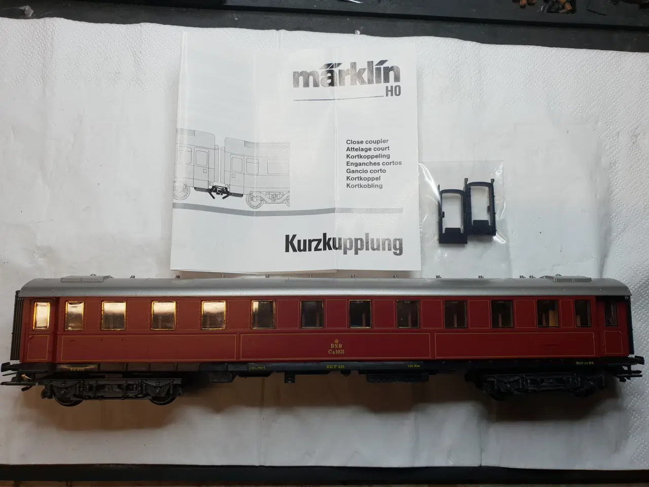 Billede 3 - Märklin H0 DSB passagervogn Litra Ca1031