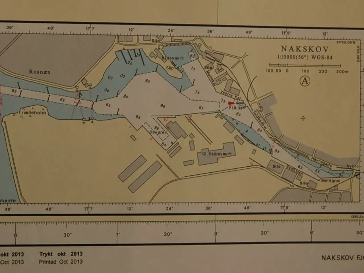 Billede 3 - Dansk Søkort 144 Nakskov Fjord