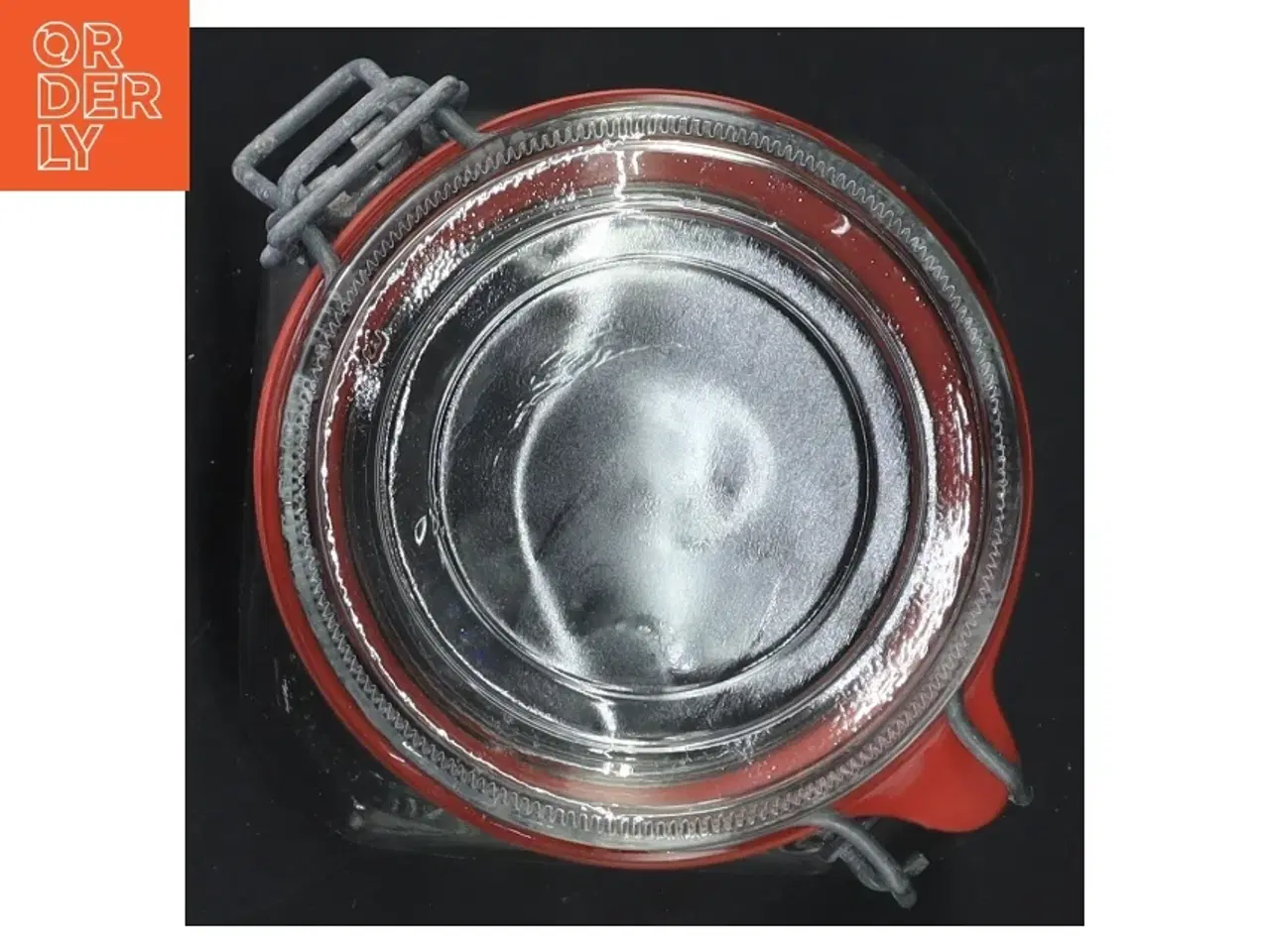 Billede 2 - Kvadratisk opbevaringsglas med tætsluttende låg (str. 9,5 cm)