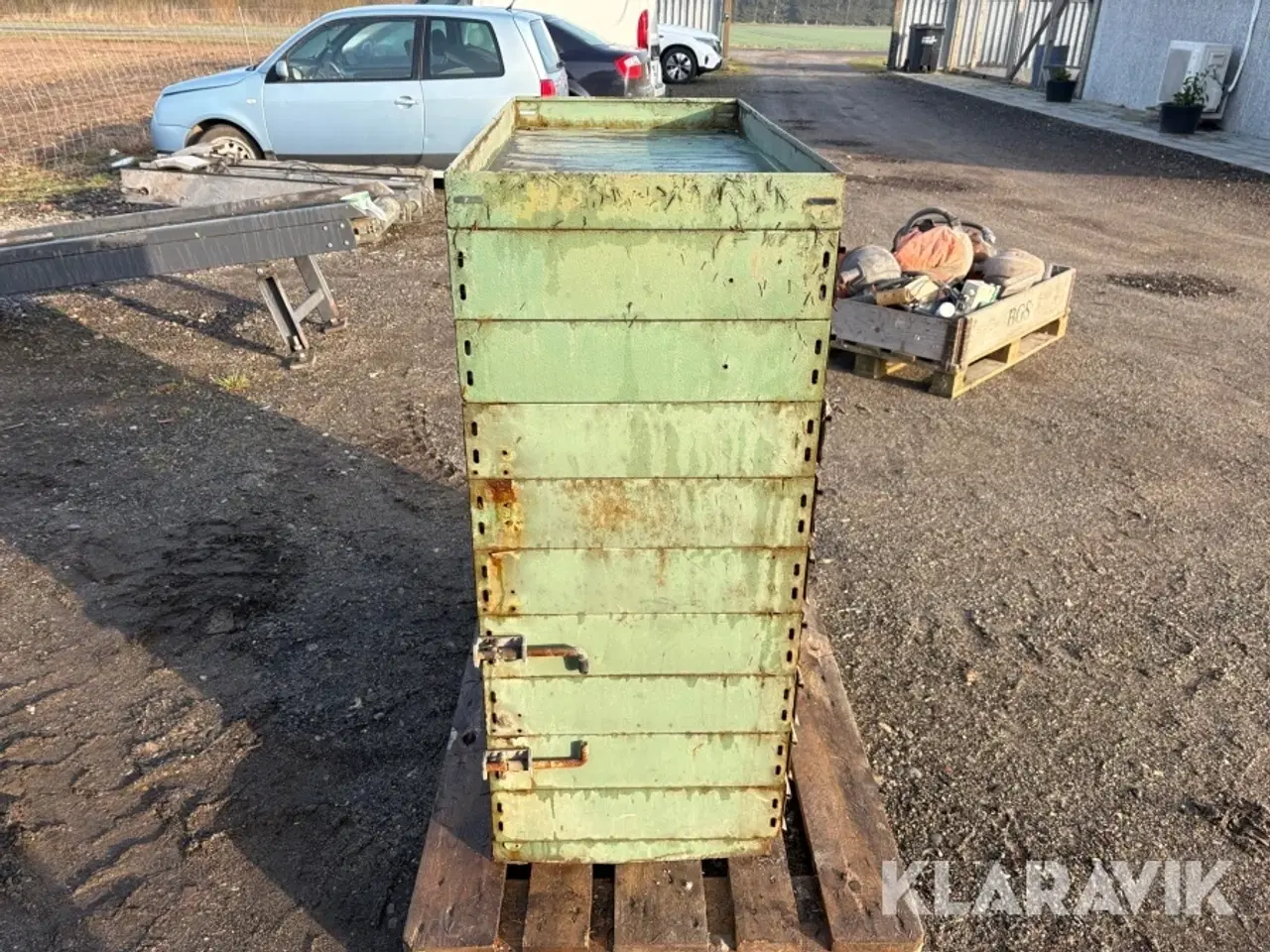 Billede 7 - Værkstedsreol med skuffer