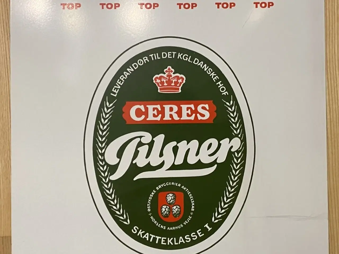 Billede 1 - To Ceres skilte i metal