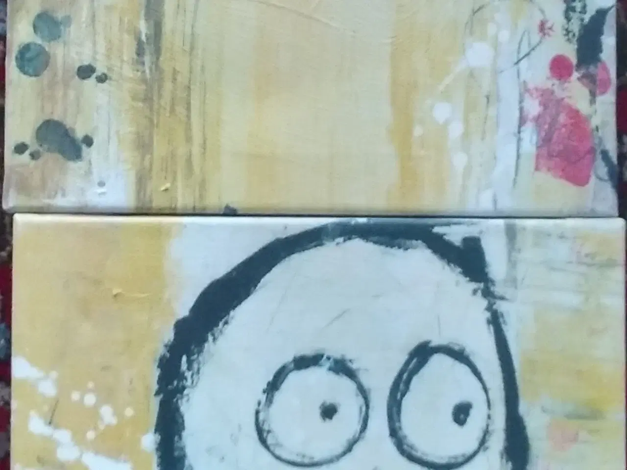 Billede 2 - Poul Pava fire stk tryk på lærred