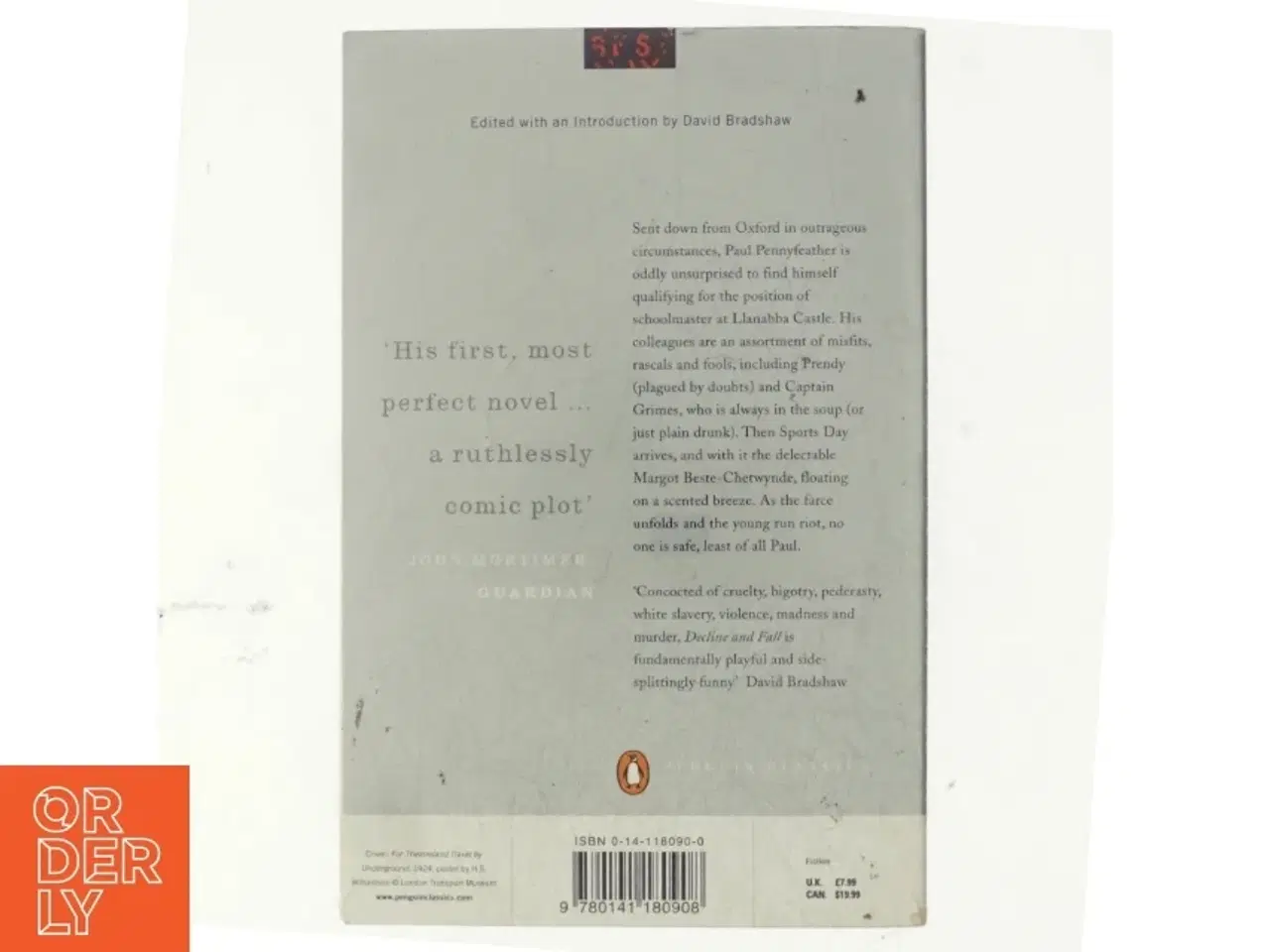 Billede 3 - Decline and fall af Evelyn Waugh (1903-1966) (Bog)