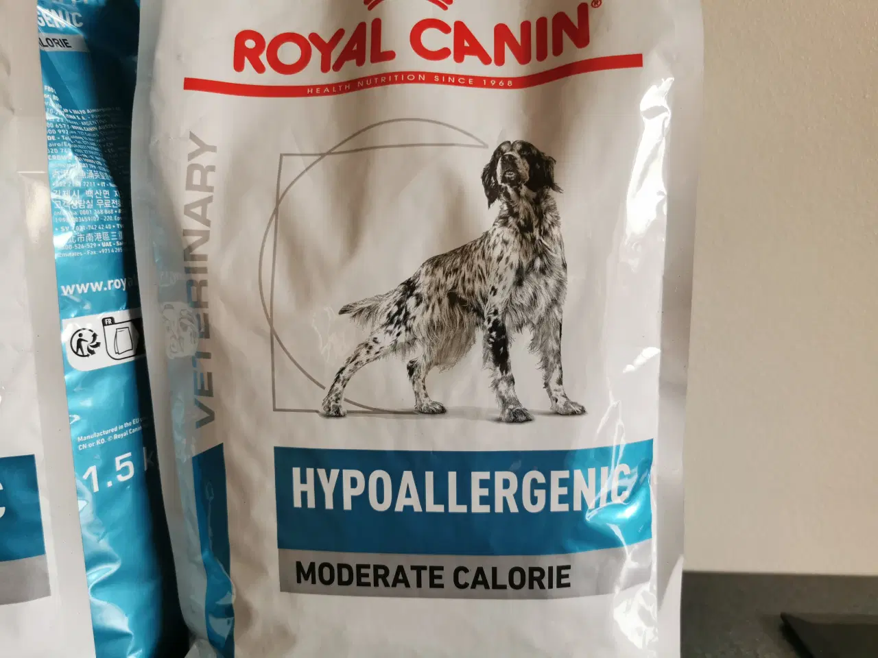 Billede 2 - 3 x 1,5 kg Royal Canin Hypoallergenic Moderate Cal