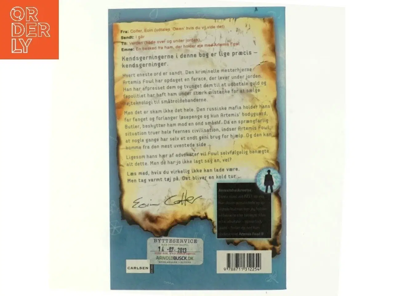 Billede 3 - Artemis Fowl og det arktiske intermezzo af Eoin Colfer (Bog)