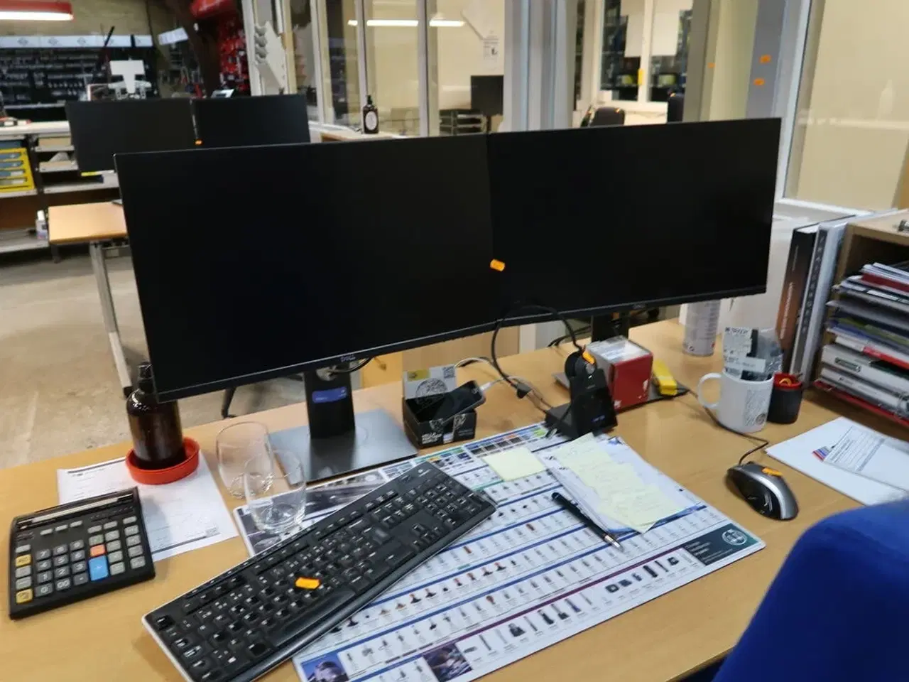 Billede 3 - 2 stk. computerskærme DELL P2419H, computer, tastatur, mus, computer, headset