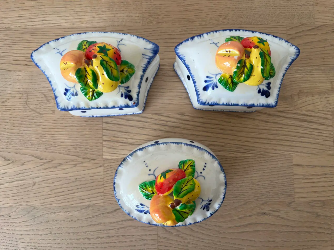 Billede 10 - Krukker med frugt-dekoration på låget