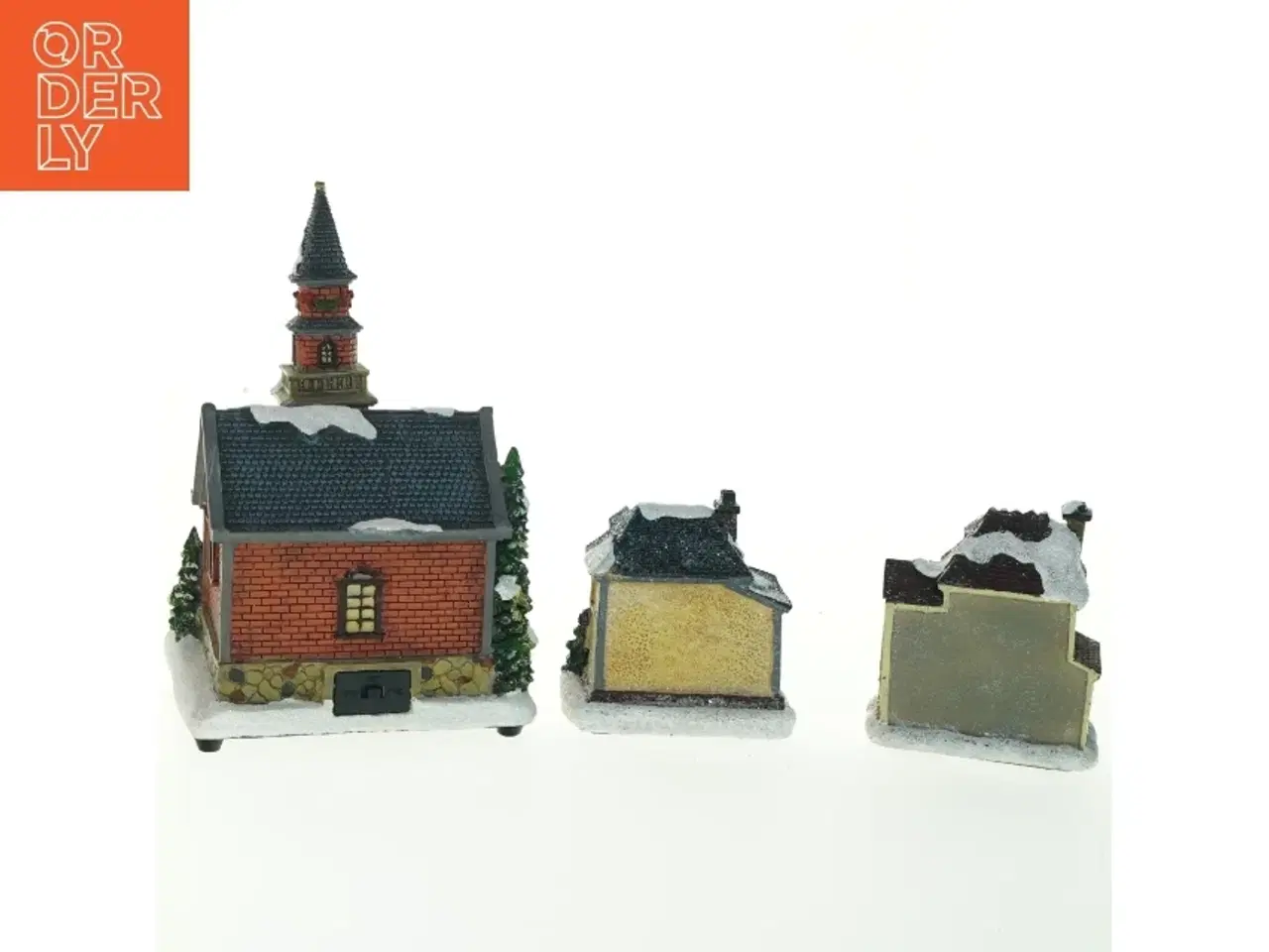 Billede 2 - Julelandsby dekoration (str. 13x12,5x20 cm)