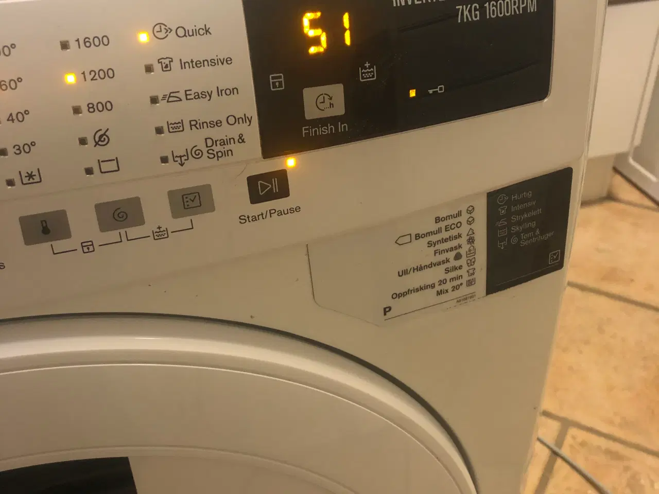Billede 3 - Electrolux vaskemaskine 