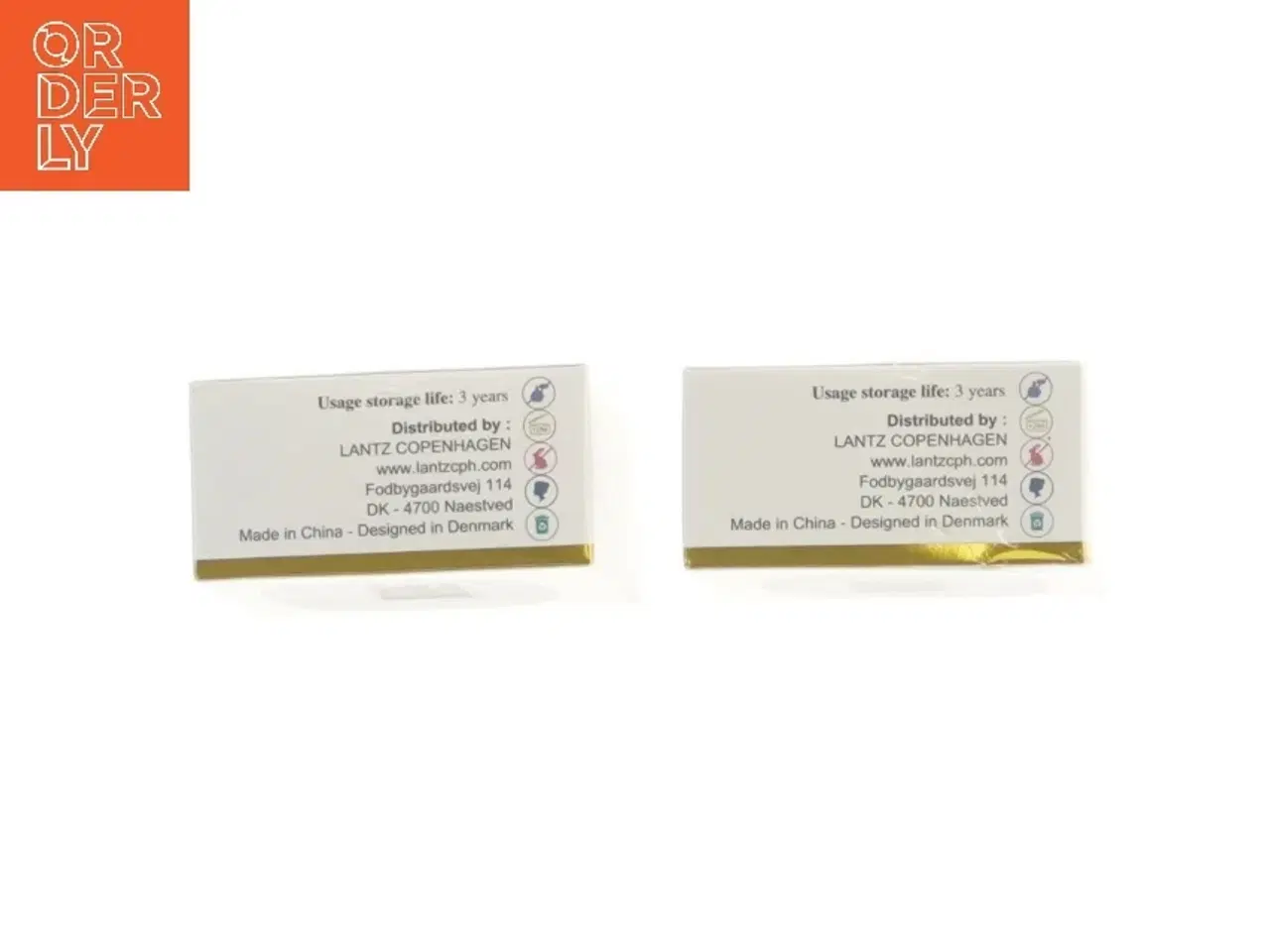 Billede 2 - Lantz Copenhagen 24K Gold Eye Mask fra Lantz Copenhagen (str. 8x8 cm)