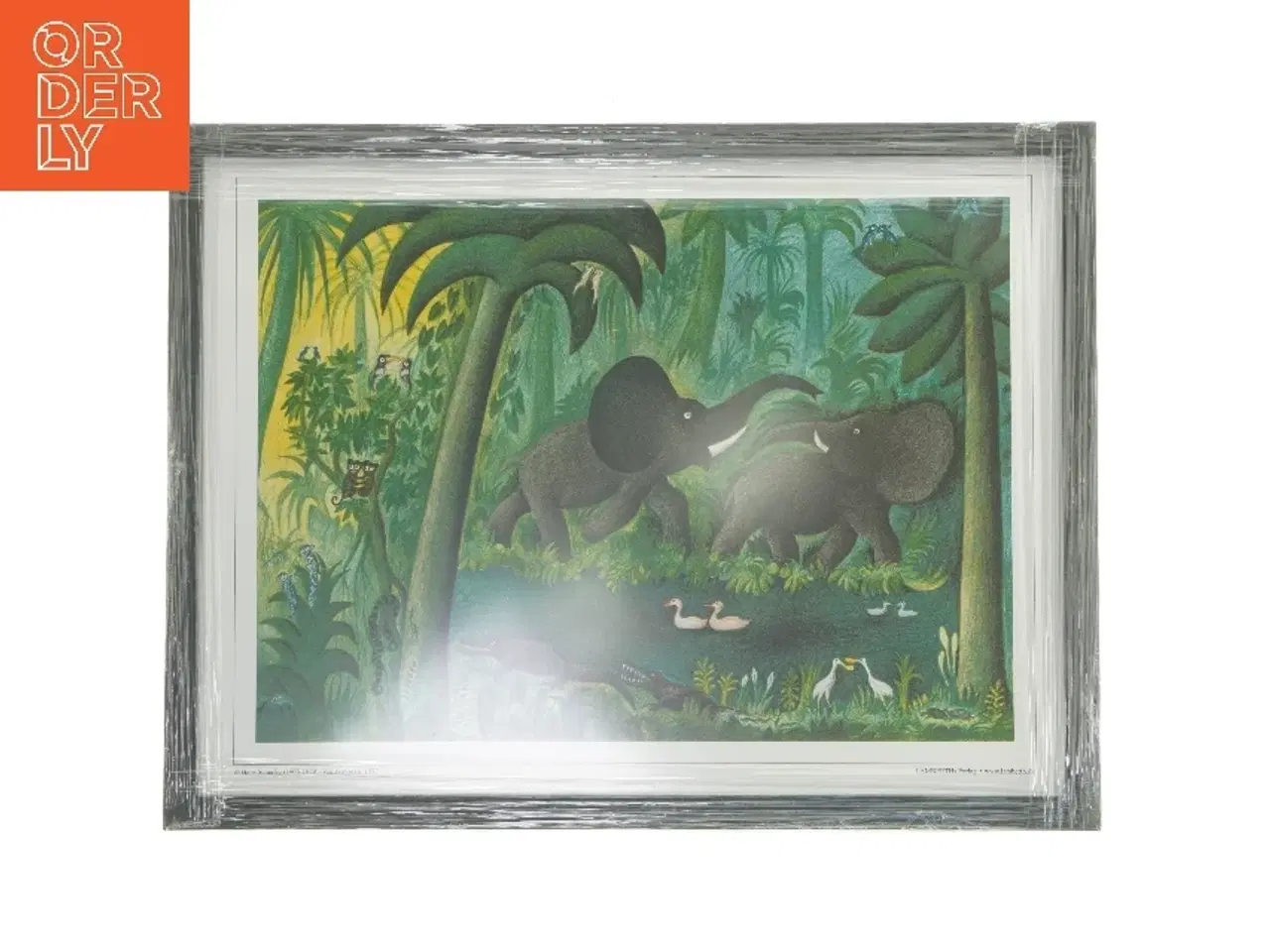 Billede 1 - Hans Scherfig - Ved skovsøen (str. 43x32,5 cm)