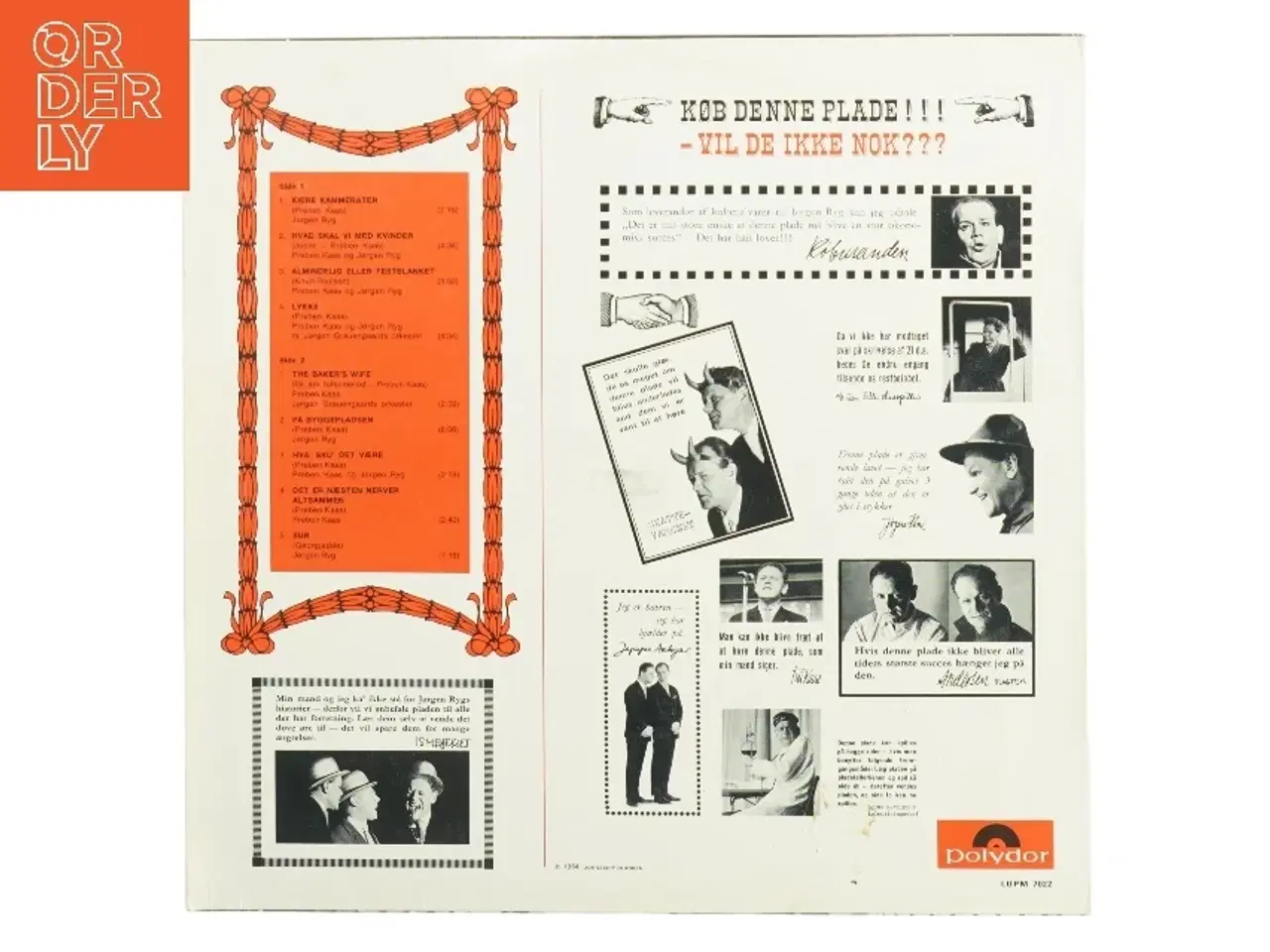 Billede 2 - Vintage LP-vinylplade (str. 31 x 31 cm)