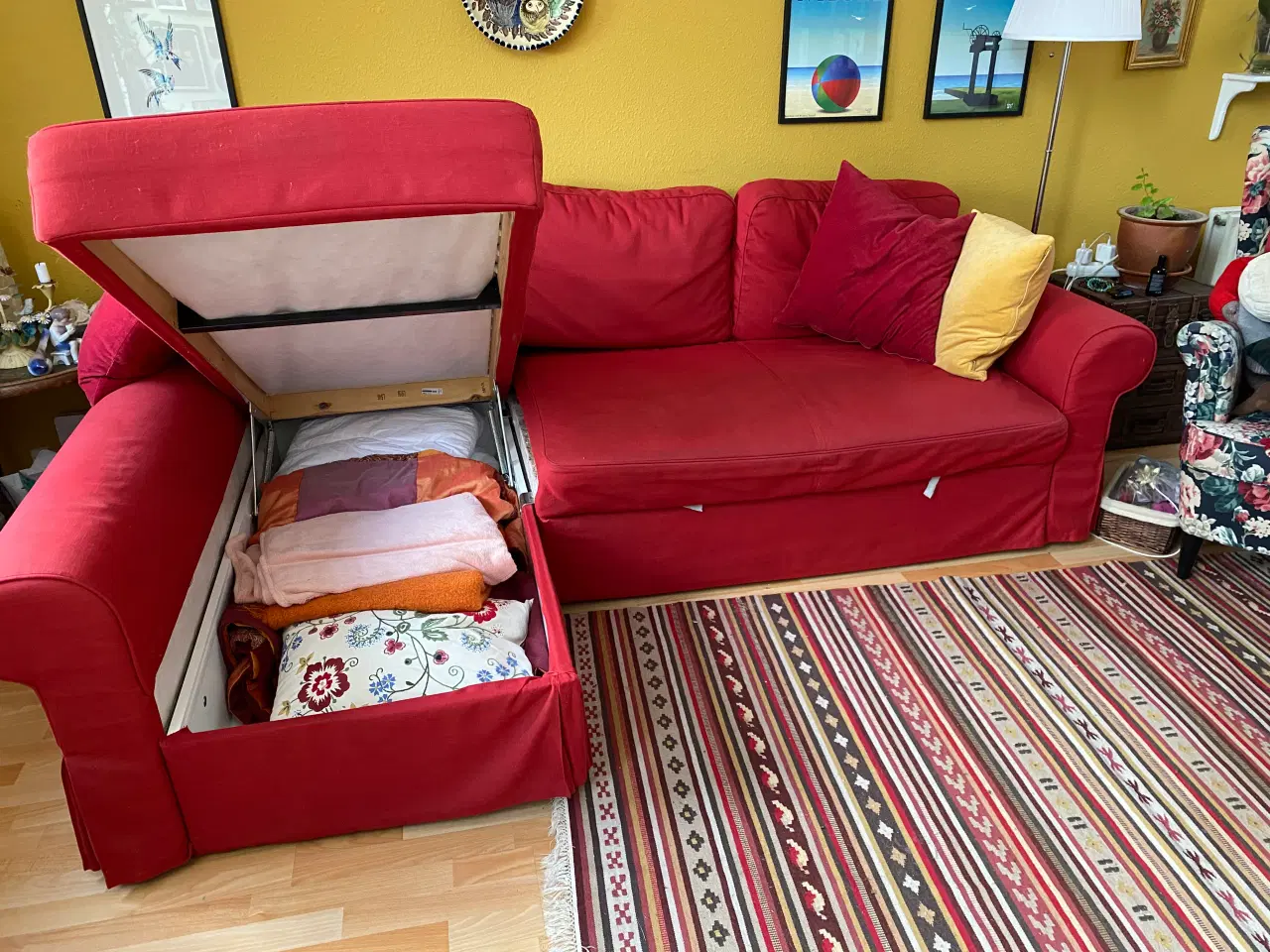 Billede 2 - Sofa m chaiselong 