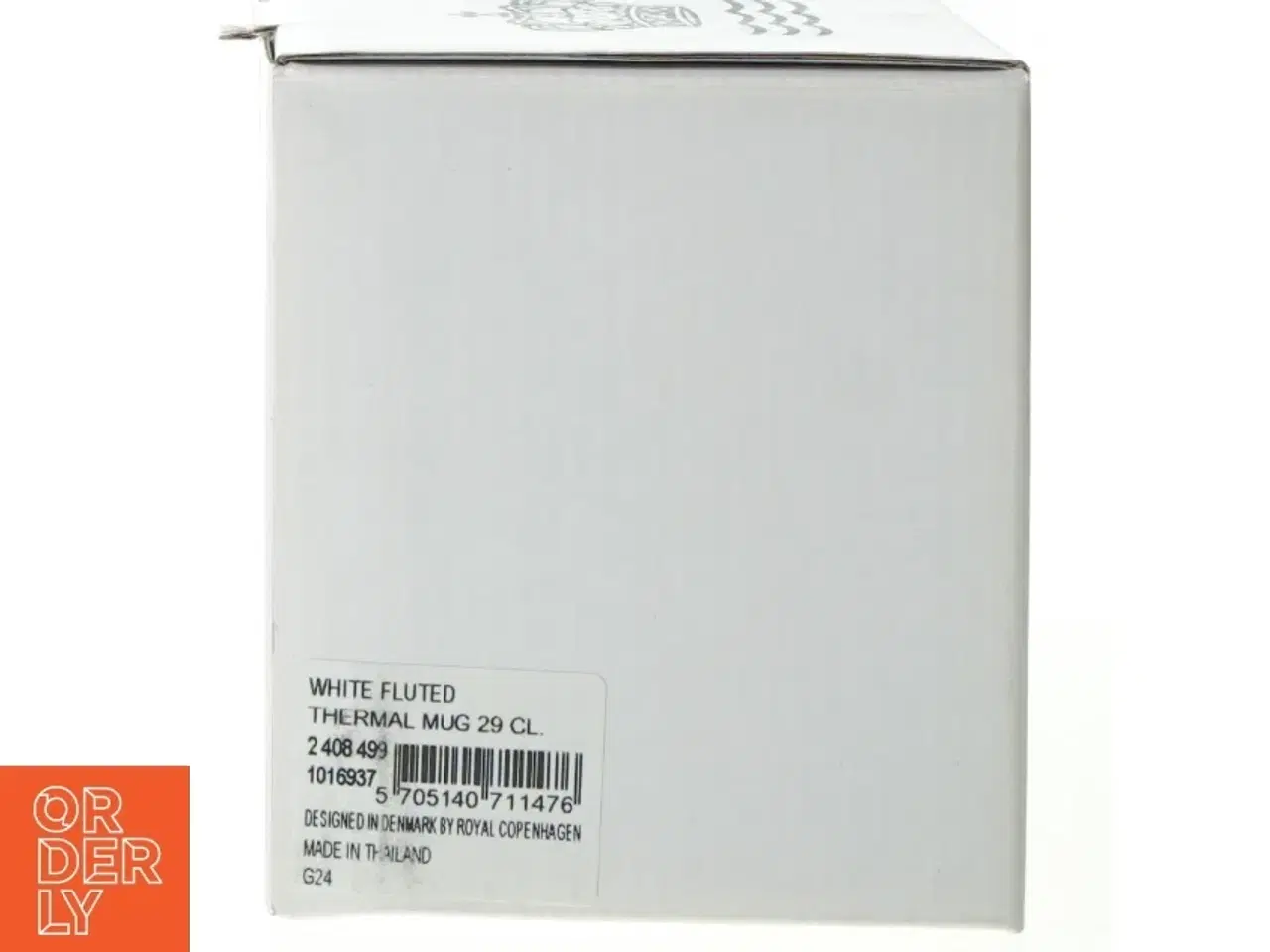 Billede 6 - Hvid Riflet TERMOKOP, 499 fra Royal Copenhagen (str. 10 x 9 cm)
