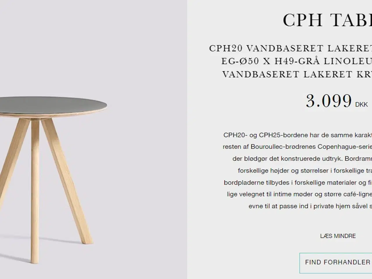 Billede 3 - HAY    CPH bord