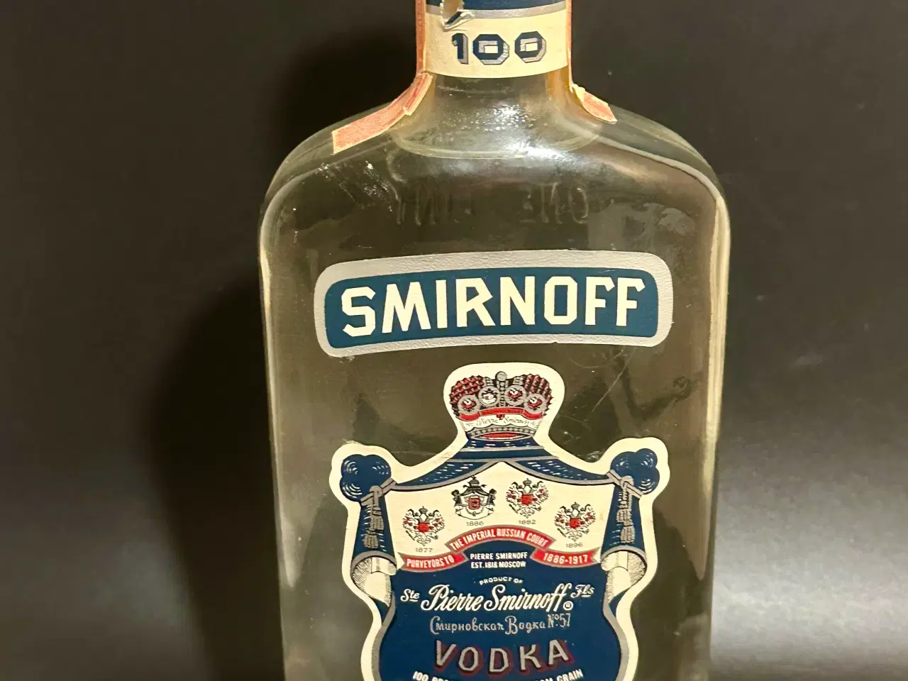 Billede 6 - Rødvin Torre Oria fr 1990 og vodka SMIRNOFF 1977