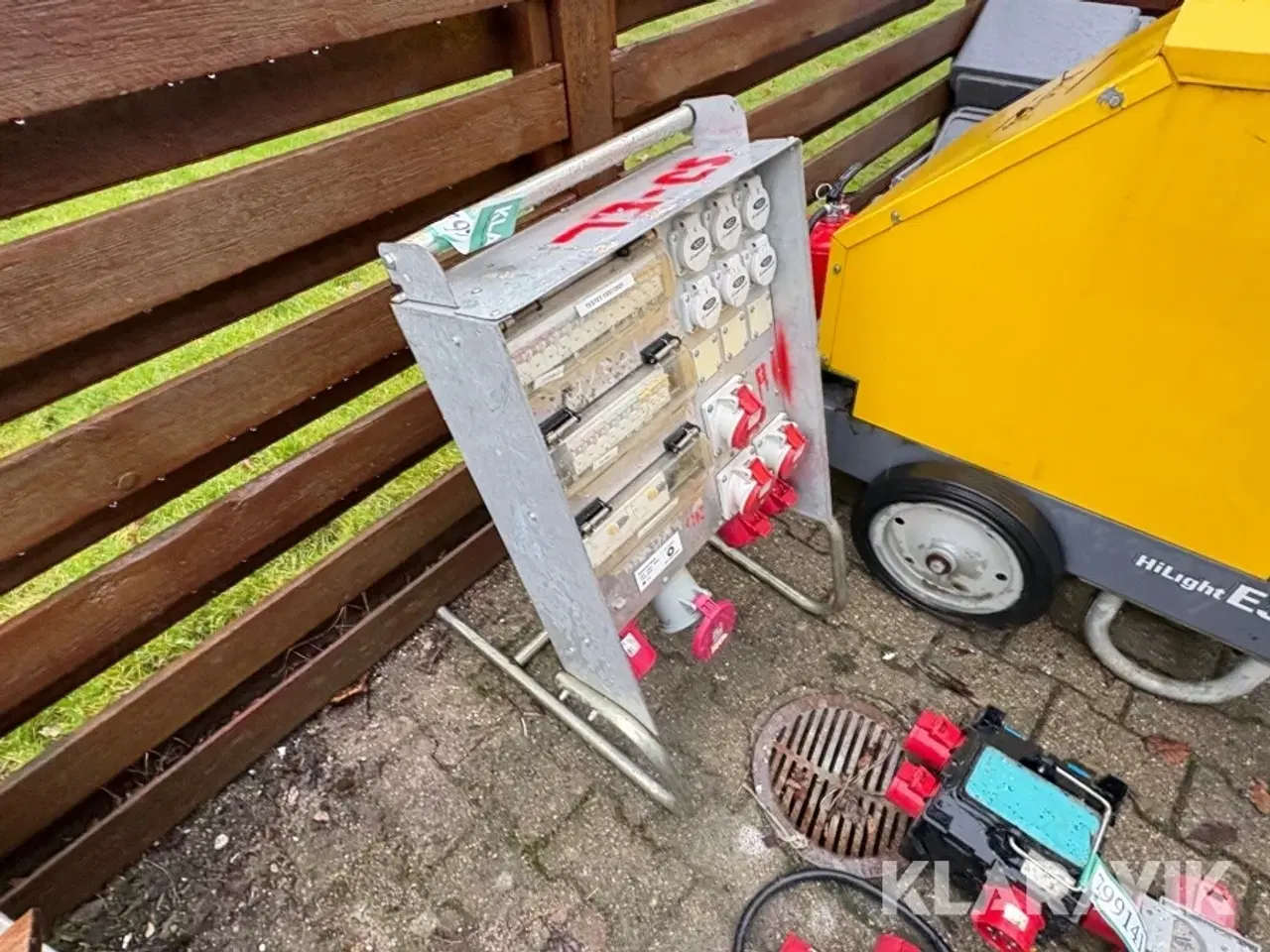 Billede 3 - Byggestrømtavle