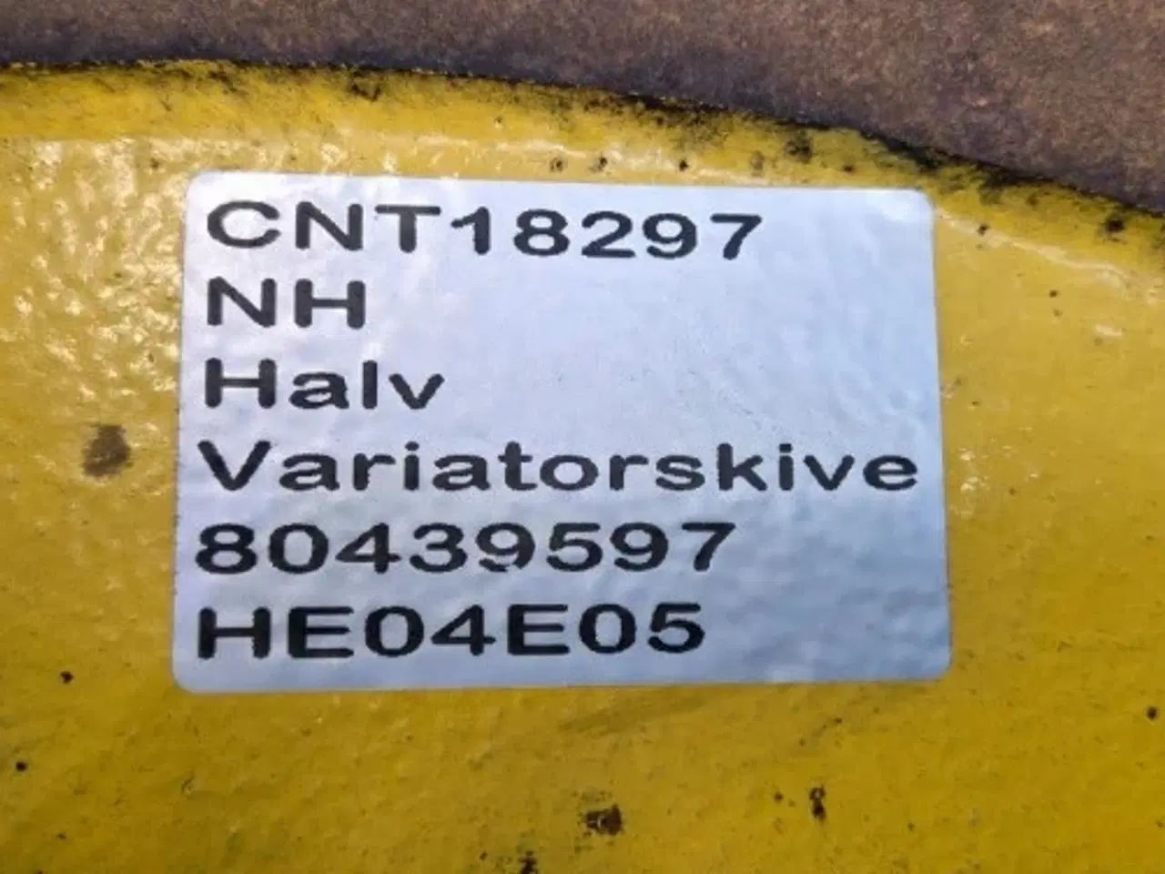 Billede 18 - New Holland TF42 Halv Variatorskive 80439597