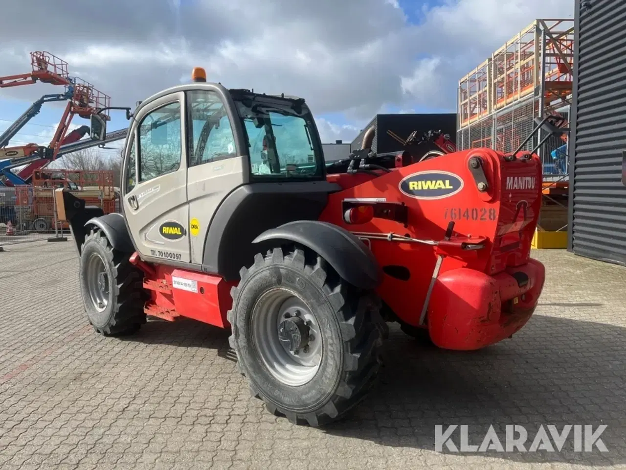 Billede 4 - Teleskoplæsser Manitou MT1440A med kurv/drejeled/gafler