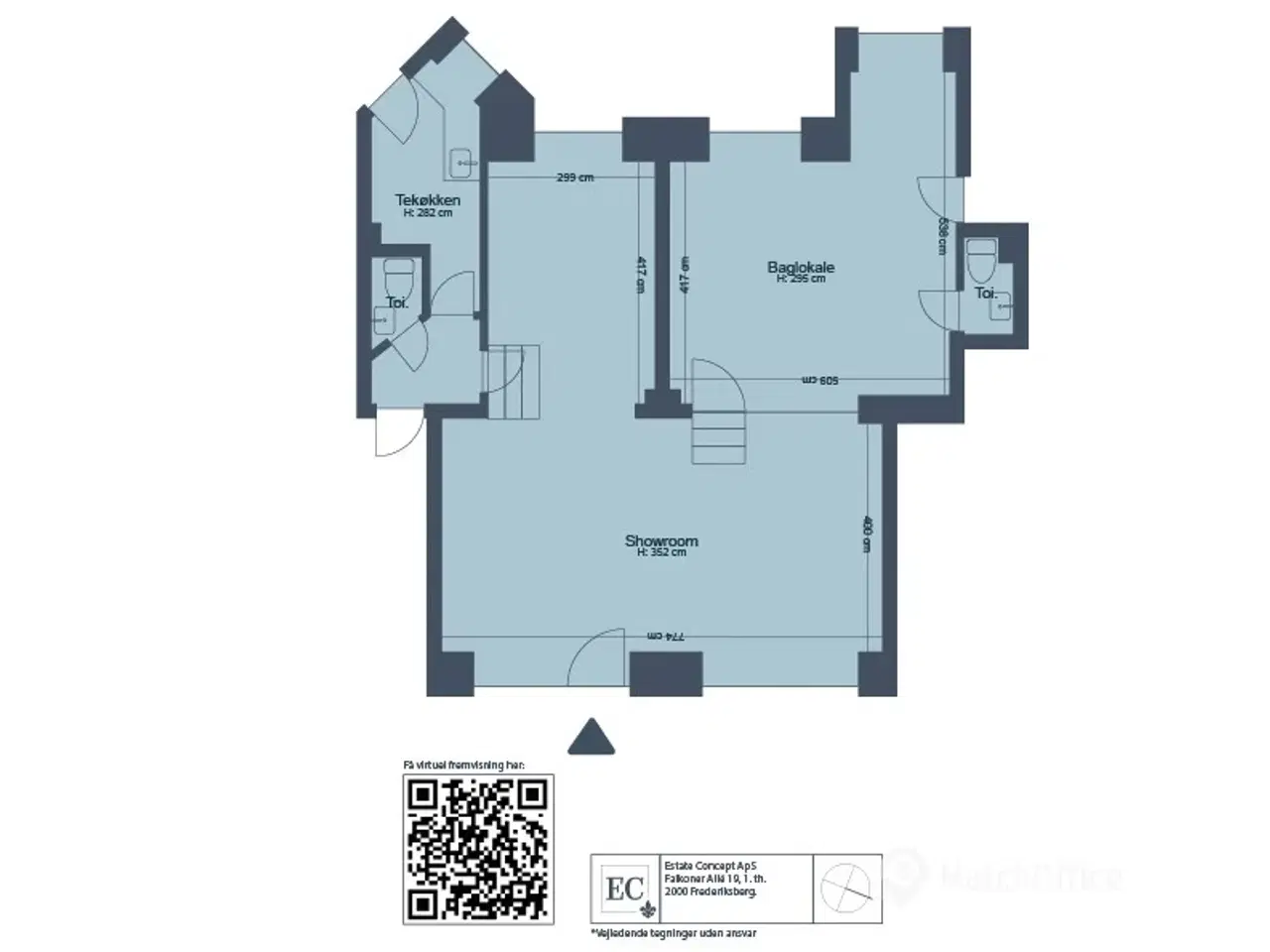 Billede 14 - SÆLGES: Gennemlyst og præsentabel erhvervsandel med markant facade – tæt ved Ryparken Station