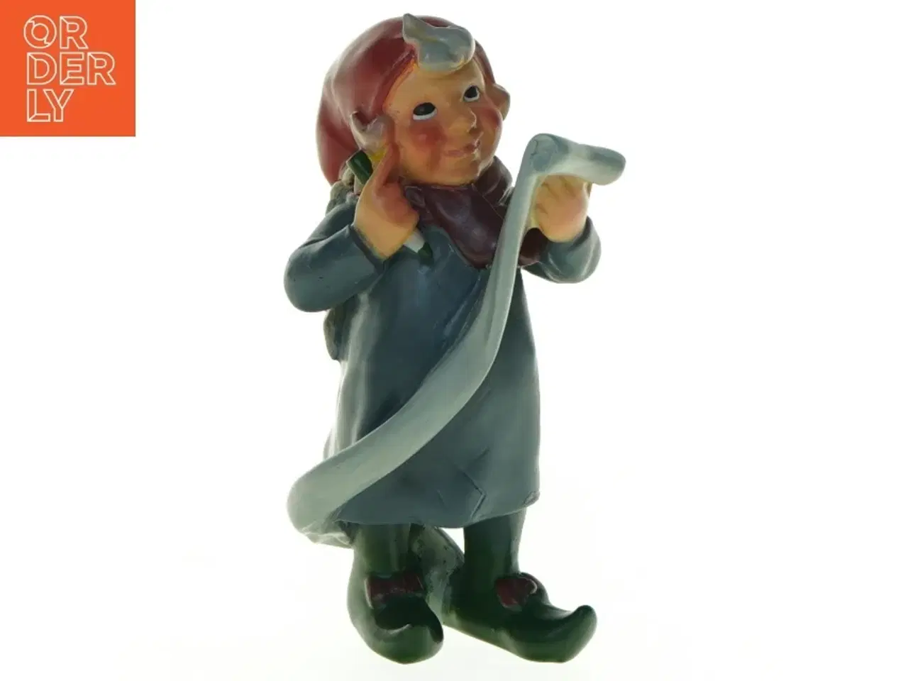 Billede 1 - Julefigur af Nisse-Stine fra Carla Og Vilhelm. Hansen (str. 13 x 5 cm)